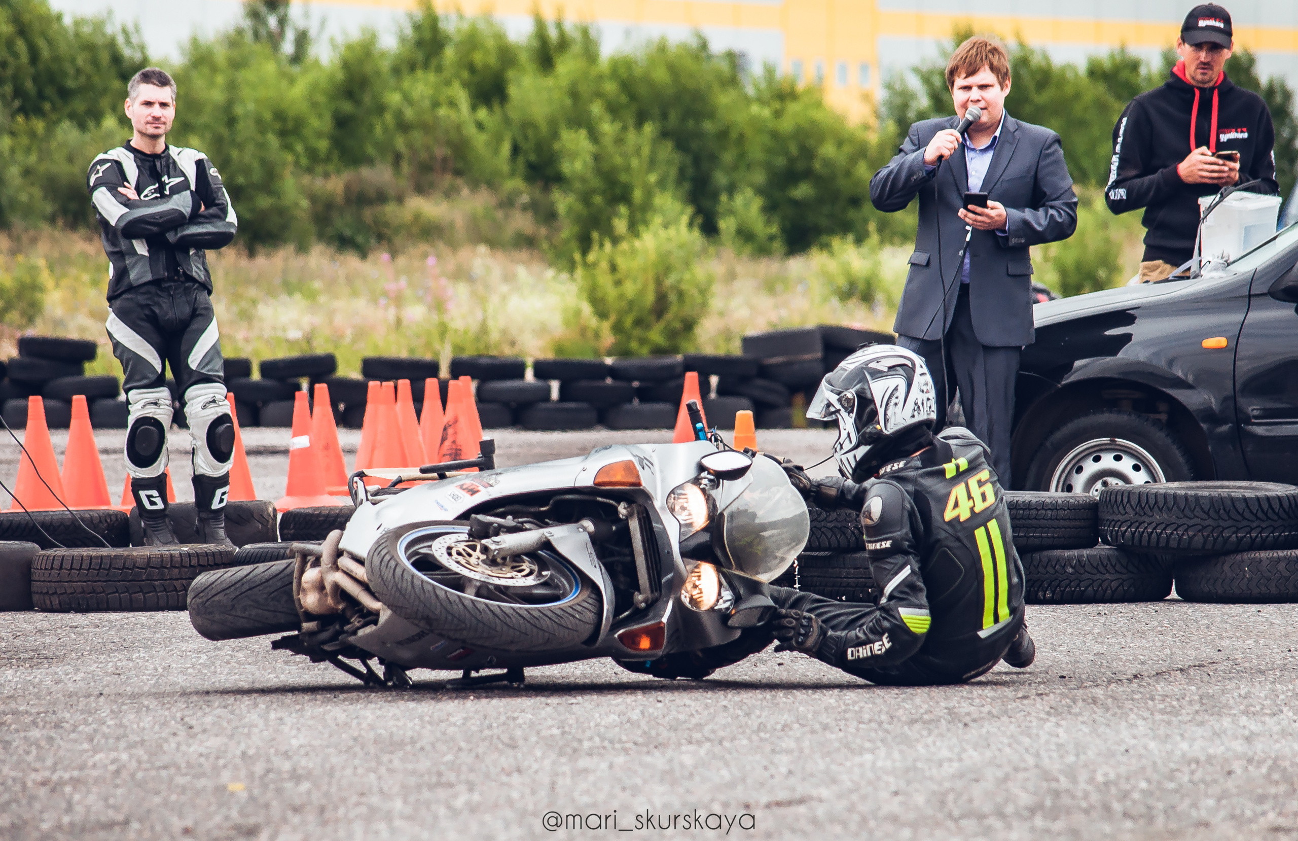 Соревнования по Мотоджимхане — 2019 Чемпионат СПб I этап. Мотофотограф в Санкт-Петербурге Мария Скурская