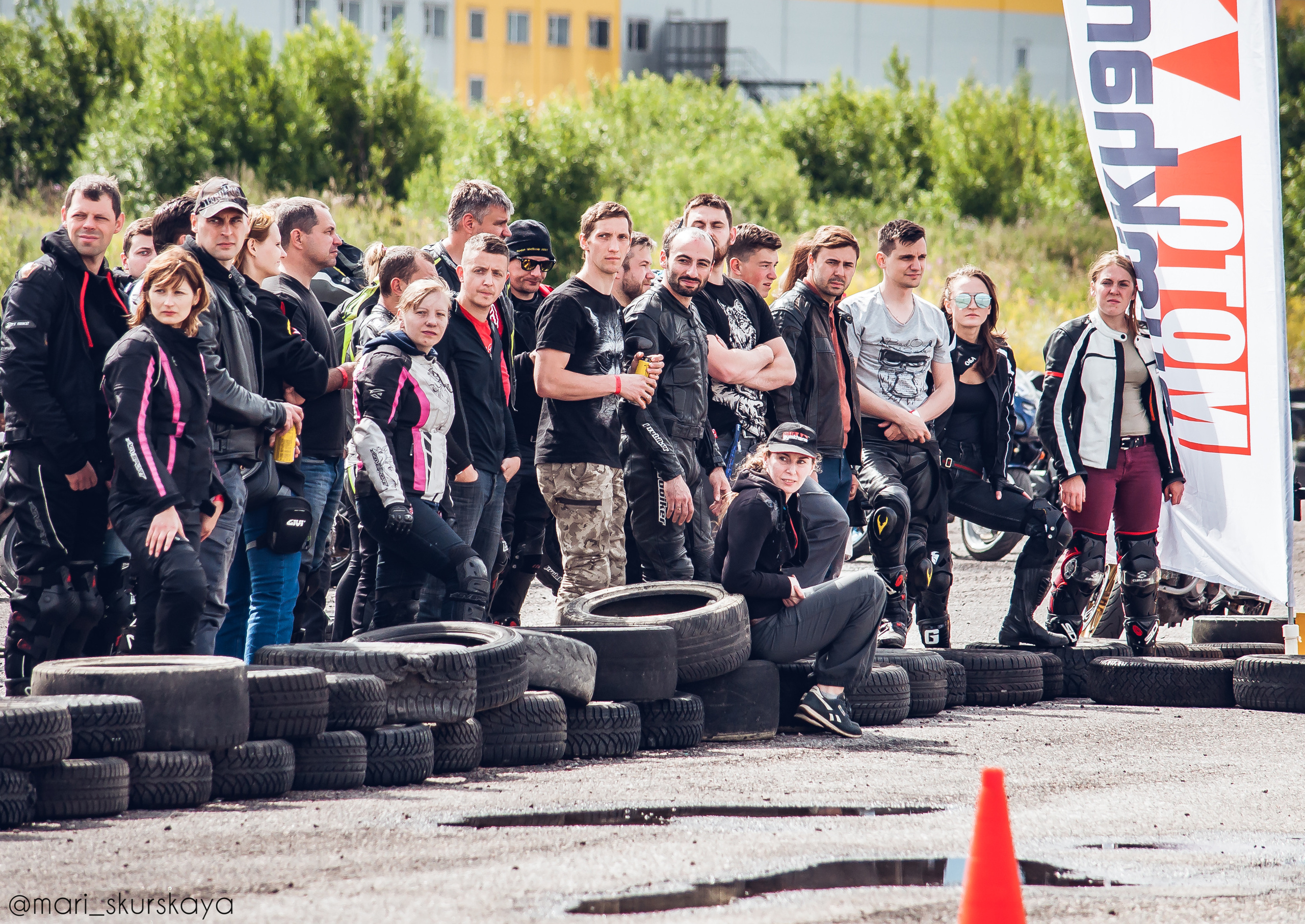 Соревнования по Мотоджимхане — 2019 Чемпионат СПб I этап. Мотофотограф в Санкт-Петербурге Мария Скурская