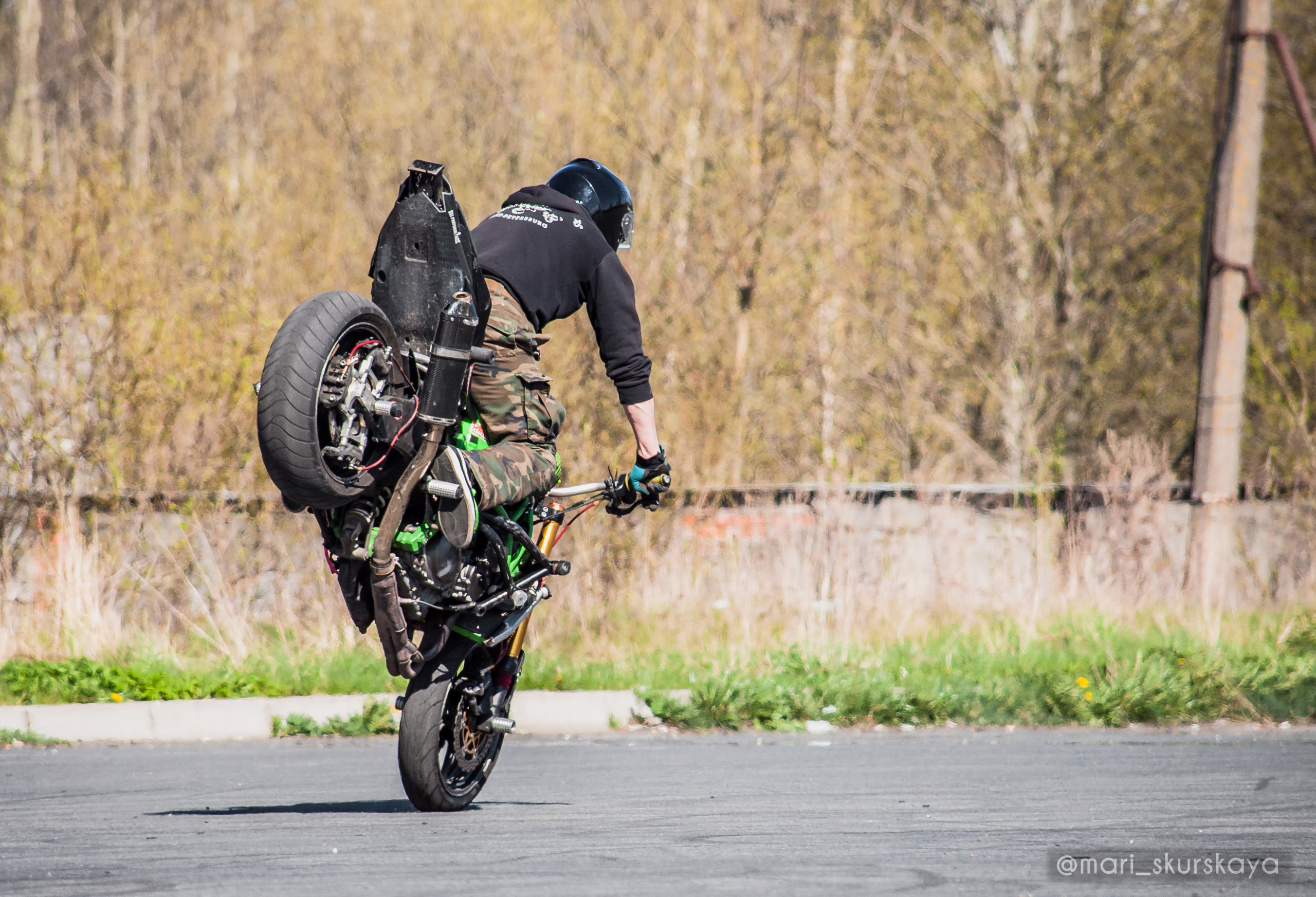 Стантрайдинг / Stuntriding. Мотофотограф в Санкт-Петербурге Мария Скурская