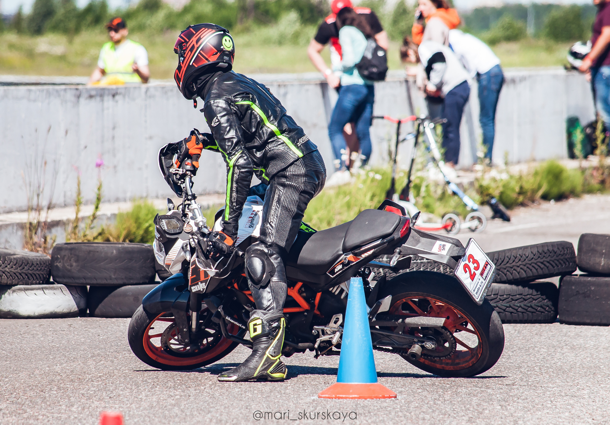 Соревнования по Мотоджимхане — 2019 Чемпионат СПб II этап. Мотофотограф в Санкт-Петербурге Мария Скурская