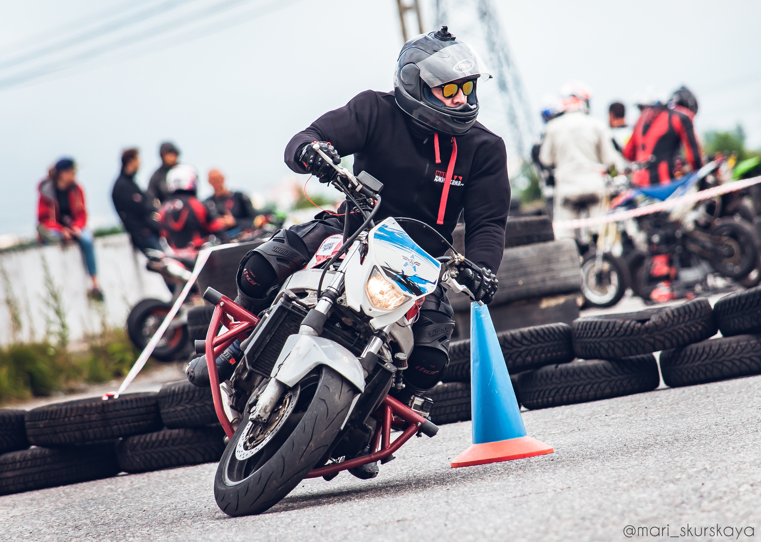 Соревнования по Мотоджимхане — 2019 Чемпионат СПб I этап. Мотофотограф в Санкт-Петербурге Мария Скурская