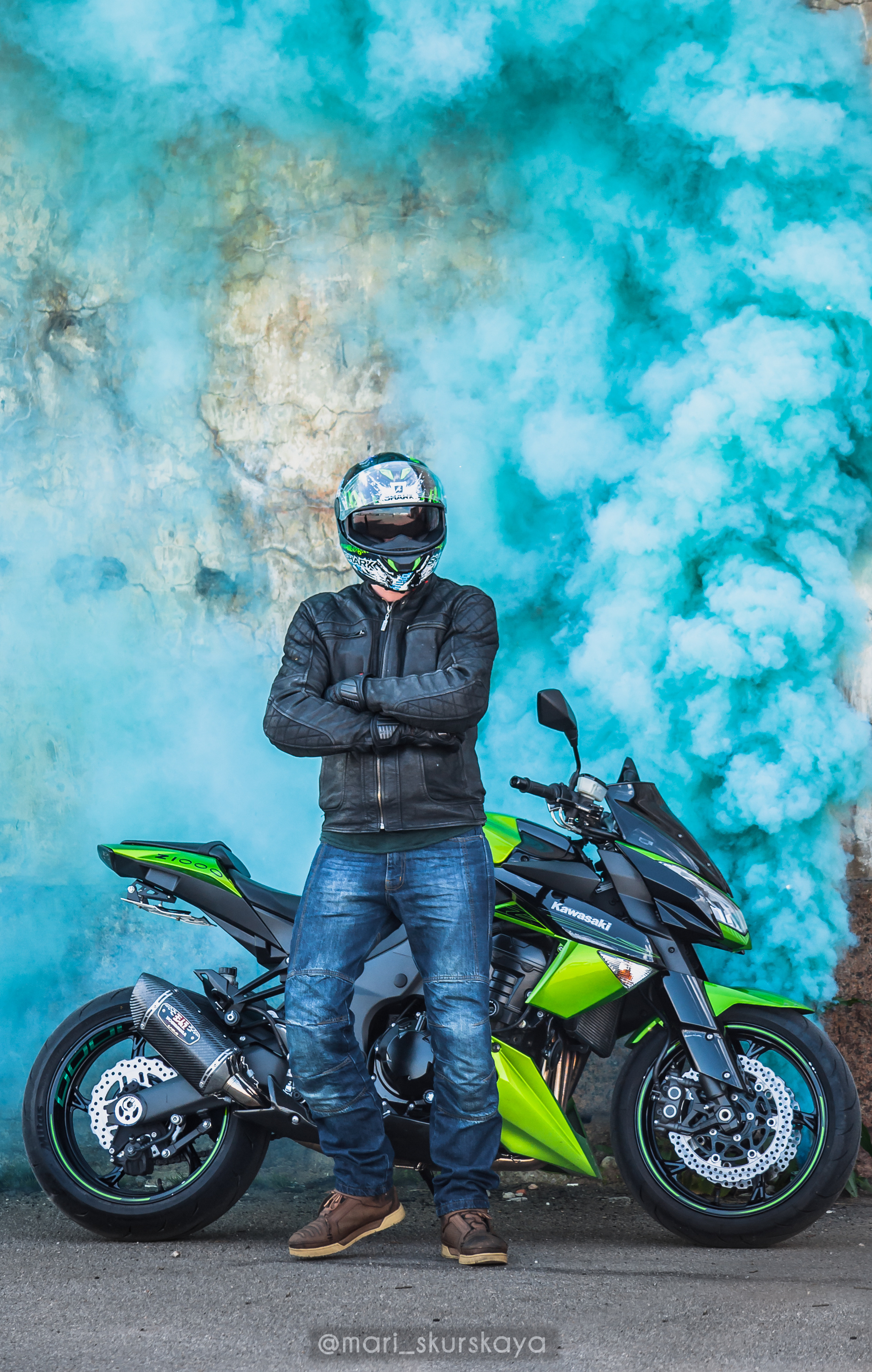 Кира и Кирилл — Kawasaki Z1000. Мотофотограф в Санкт-Петербурге Мария Скурская