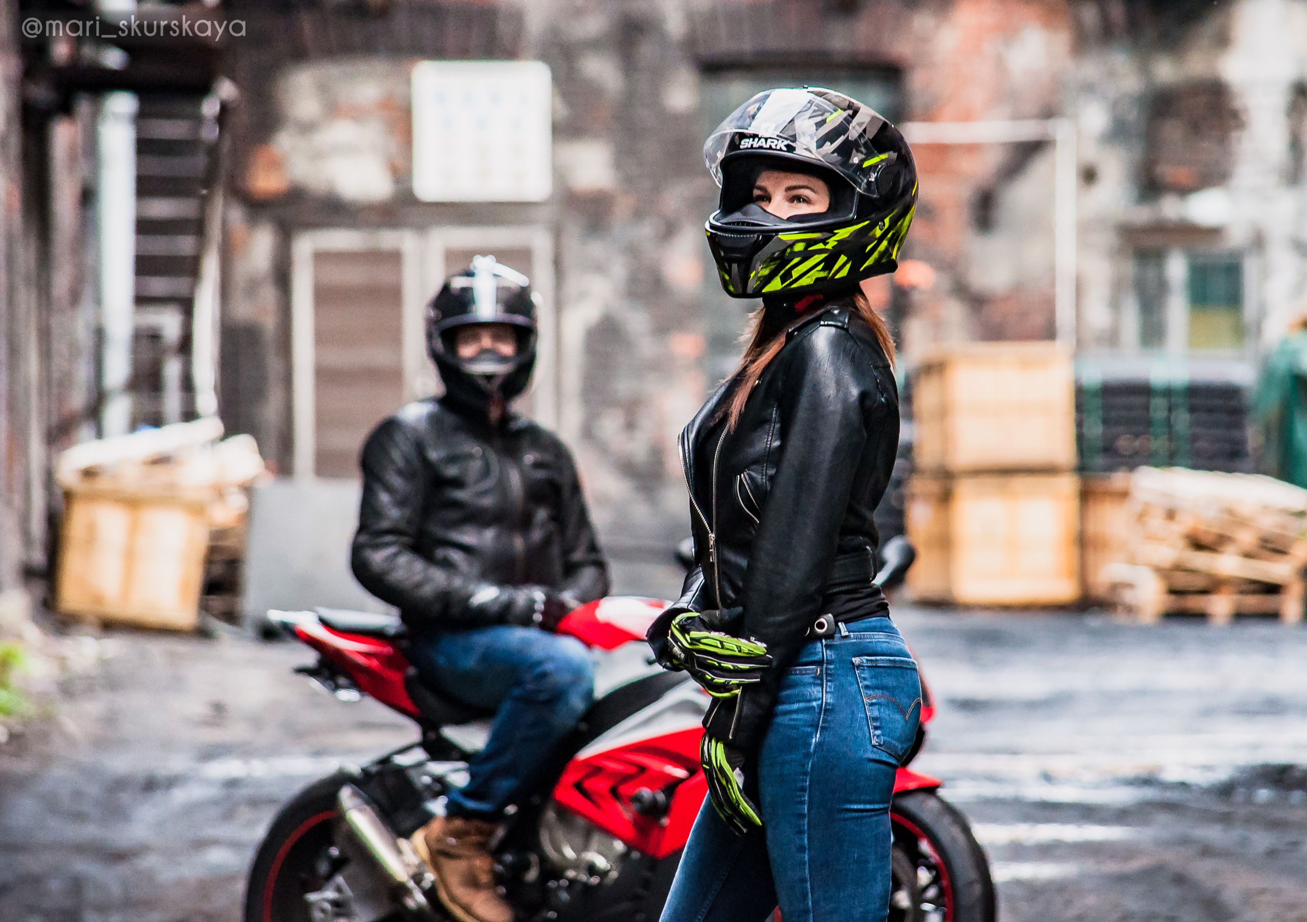 Кира и Кирилл — BMW S1000RR. Мотофотограф в Санкт-Петербурге Мария Скурская