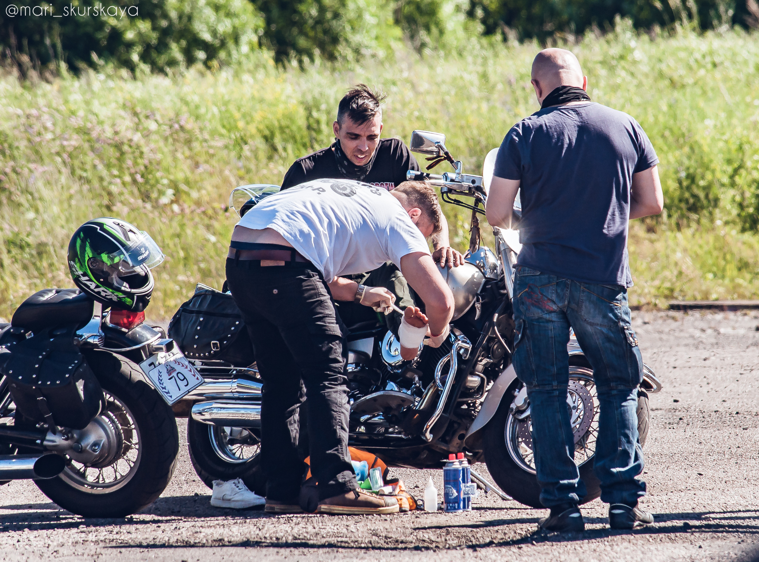 Соревнования по Мотоджимхане — 2019 Чемпионат СПб II этап. Мотофотограф в Санкт-Петербурге Мария Скурская