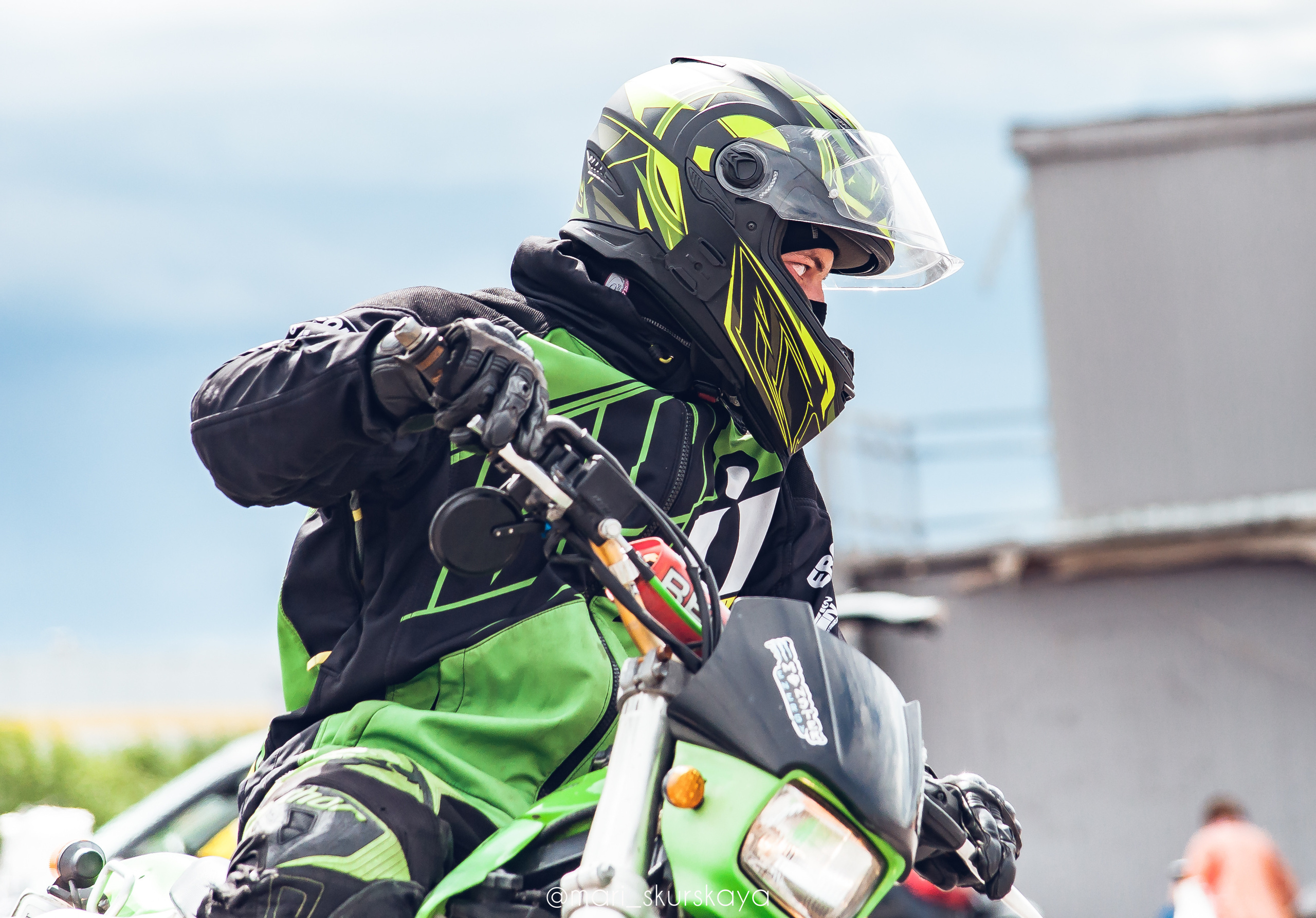 Соревнования по Мотоджимхане — 2019 Чемпионат СПб I этап. Мотофотограф в Санкт-Петербурге Мария Скурская