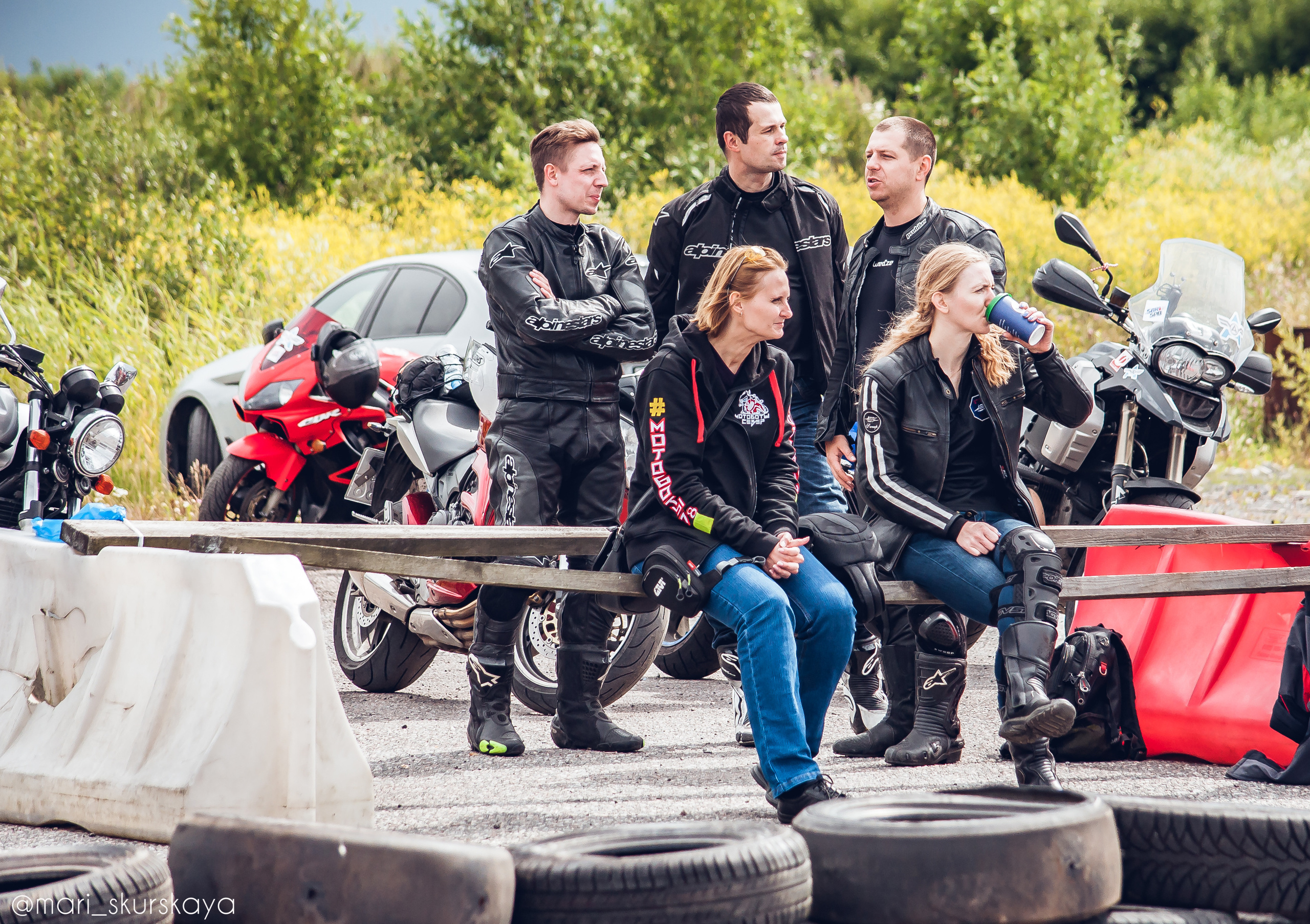 Соревнования по Мотоджимхане — 2019 Чемпионат СПб I этап. Мотофотограф в Санкт-Петербурге Мария Скурская