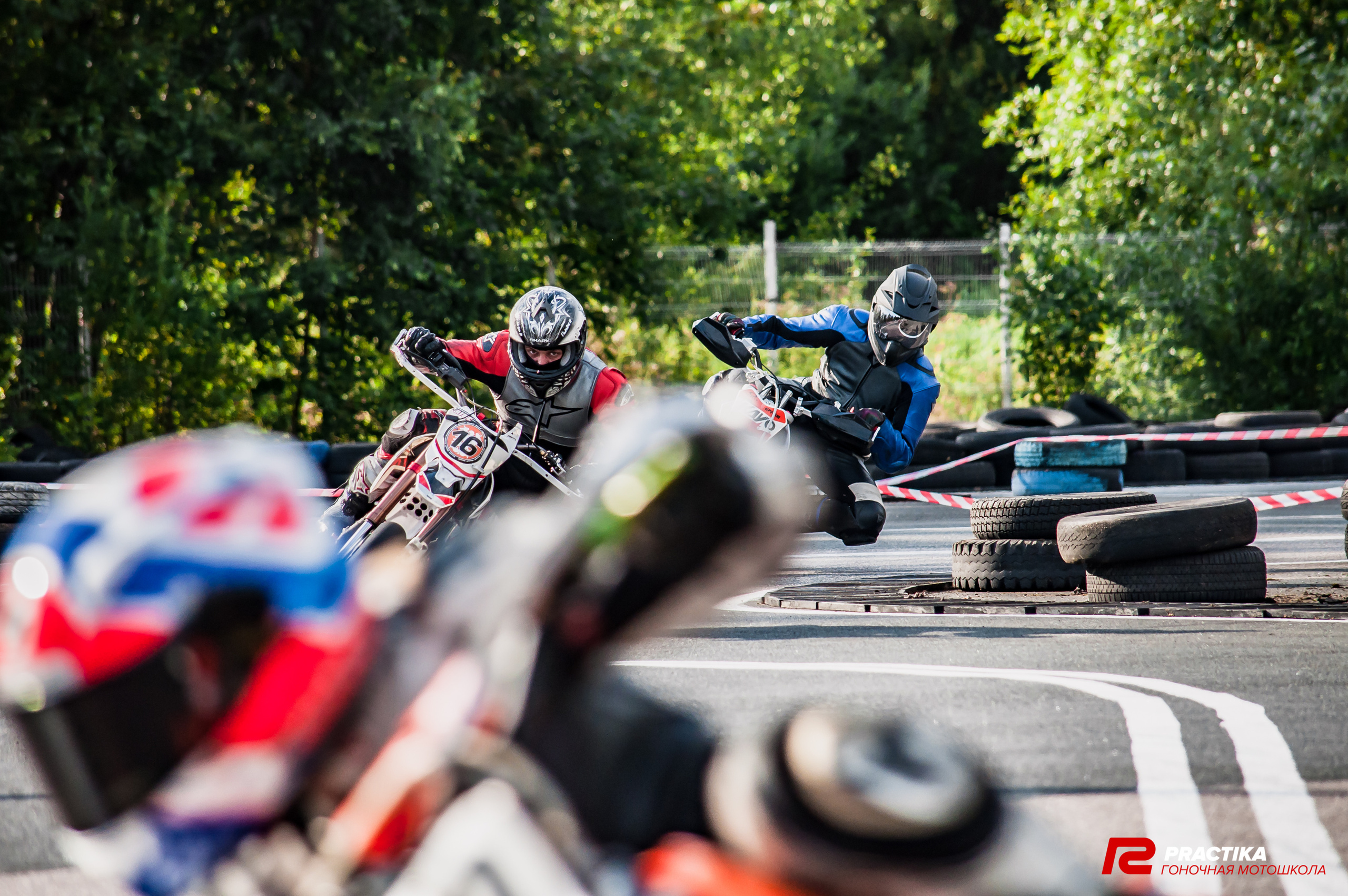 Соревнования гоночной мотошколы PRACTIKA. Мотофотограф в Санкт-Петербурге Мария Скурская