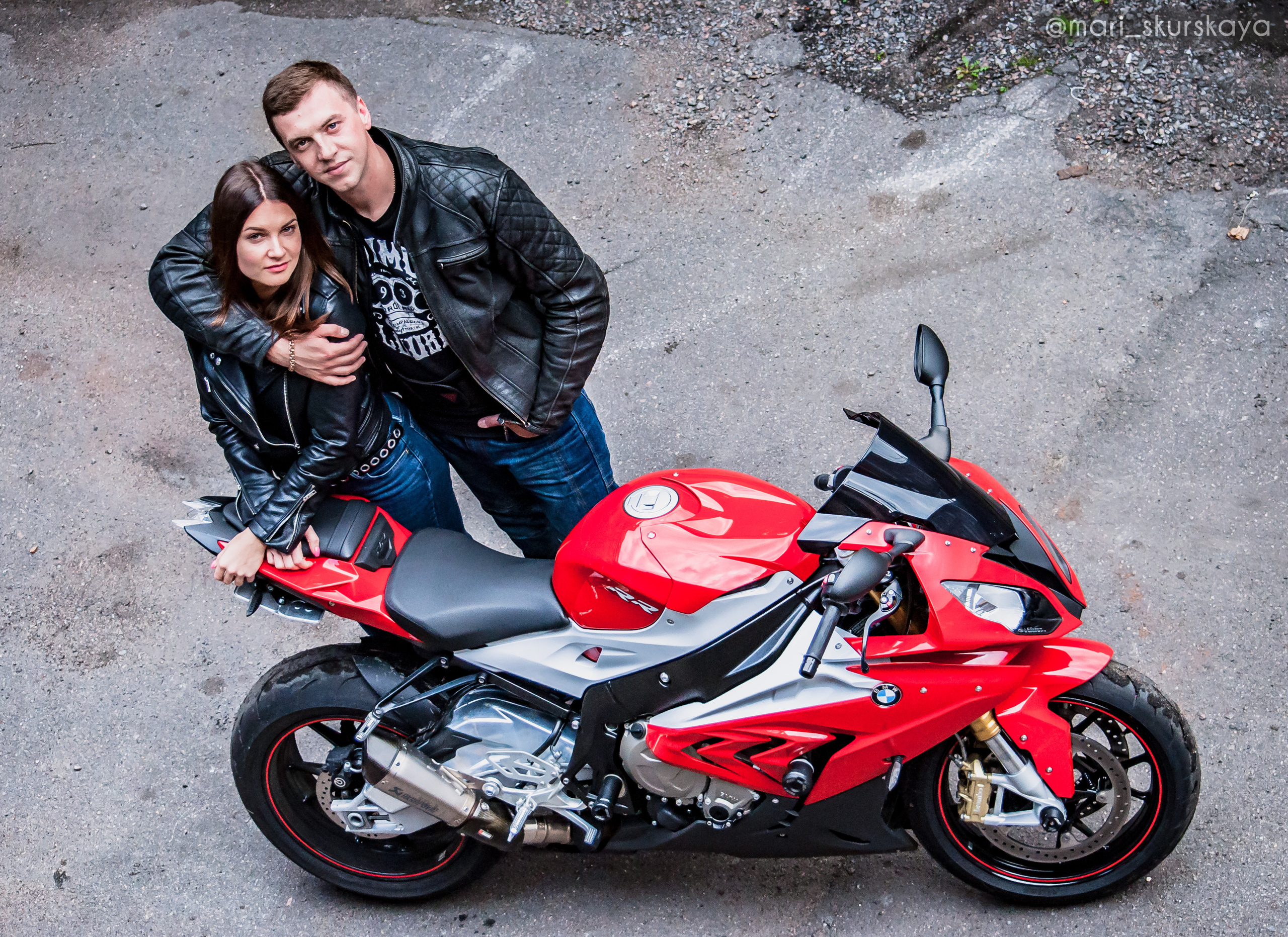 Кира и Кирилл — BMW S1000RR. Мотофотограф в Санкт-Петербурге Мария Скурская