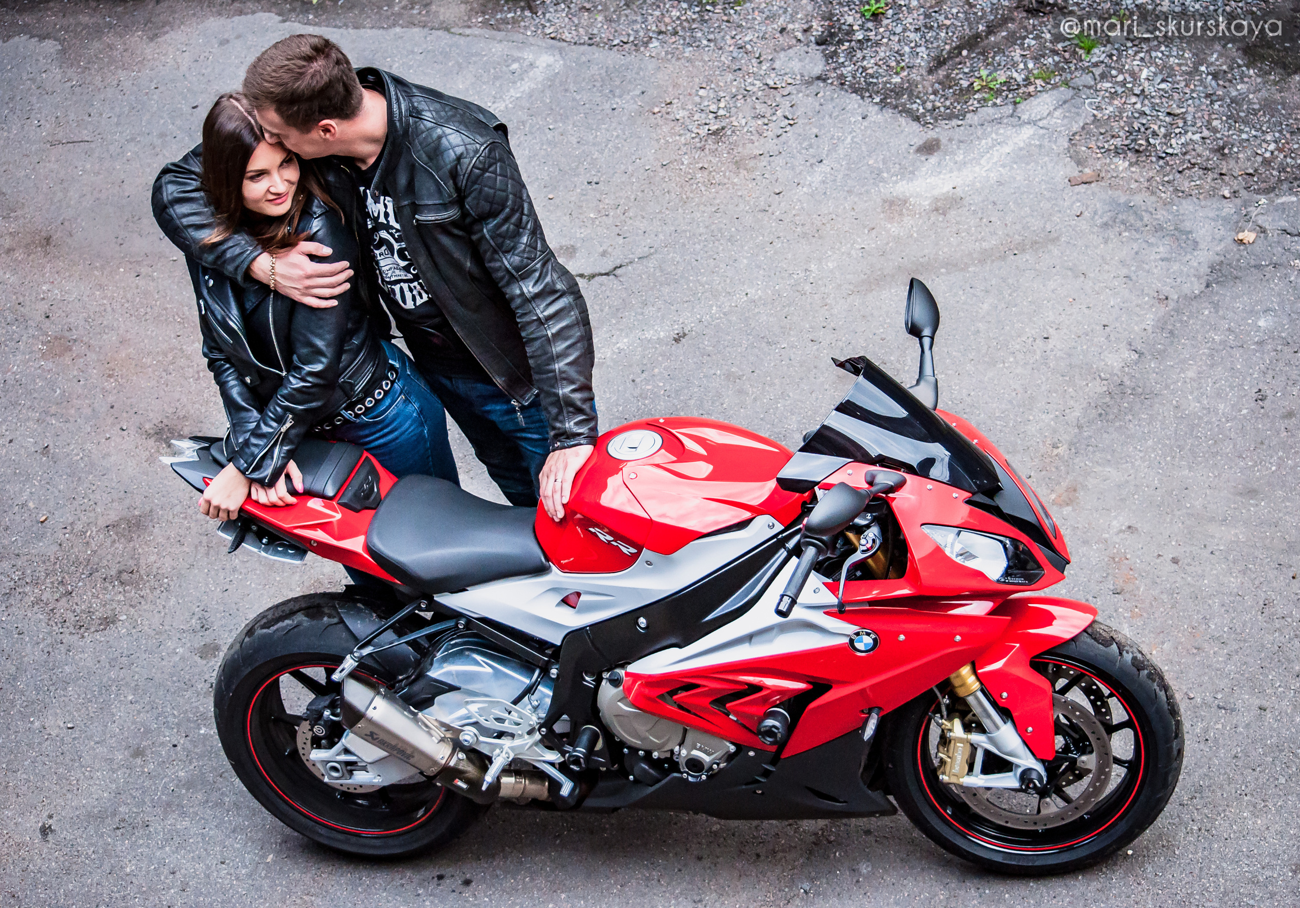 Кира и Кирилл — BMW S1000RR. Мотофотограф в Санкт-Петербурге Мария Скурская