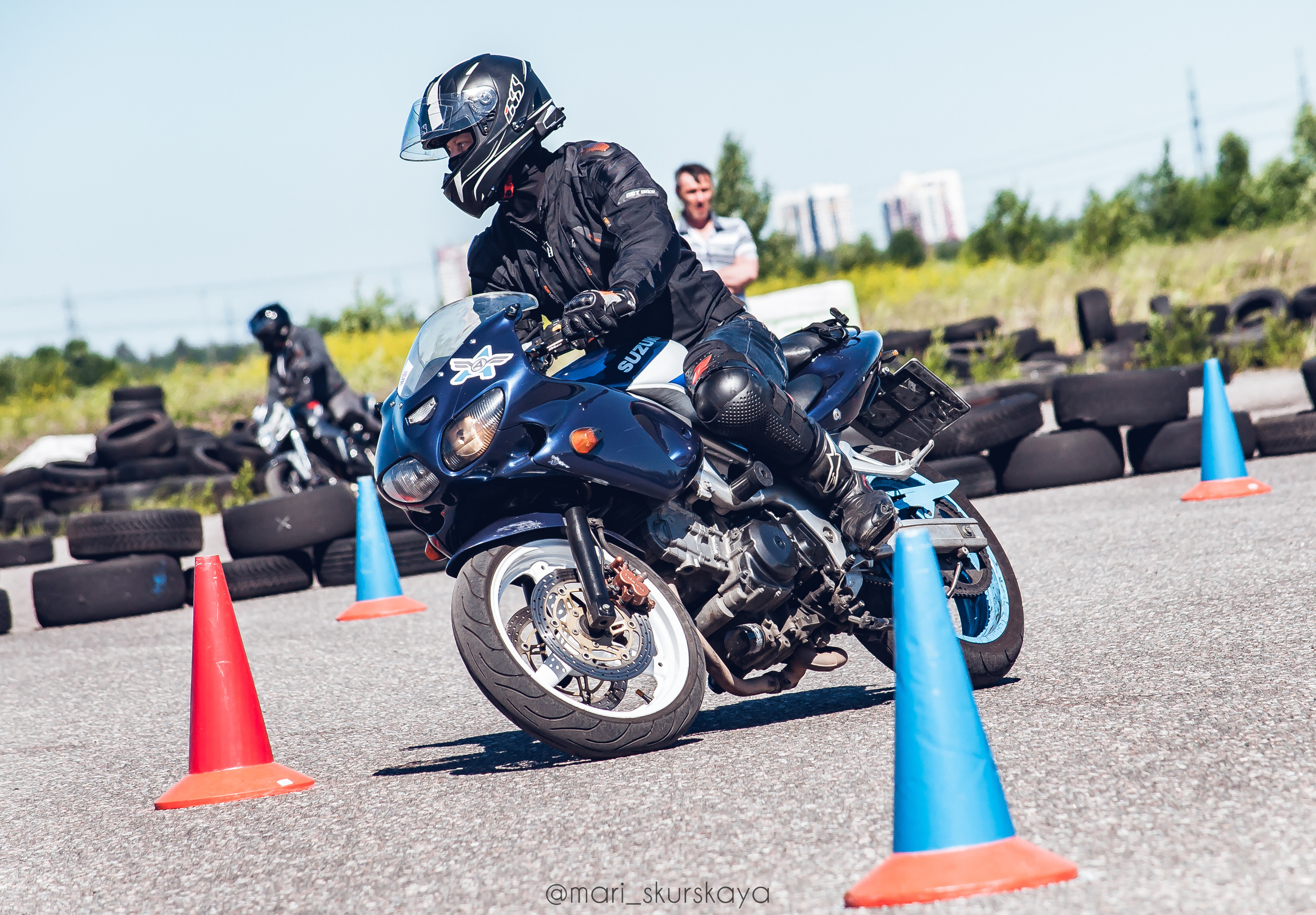 Соревнования по Мотоджимхане — 2019 Чемпионат СПб II этап. Мотофотограф в Санкт-Петербурге Мария Скурская