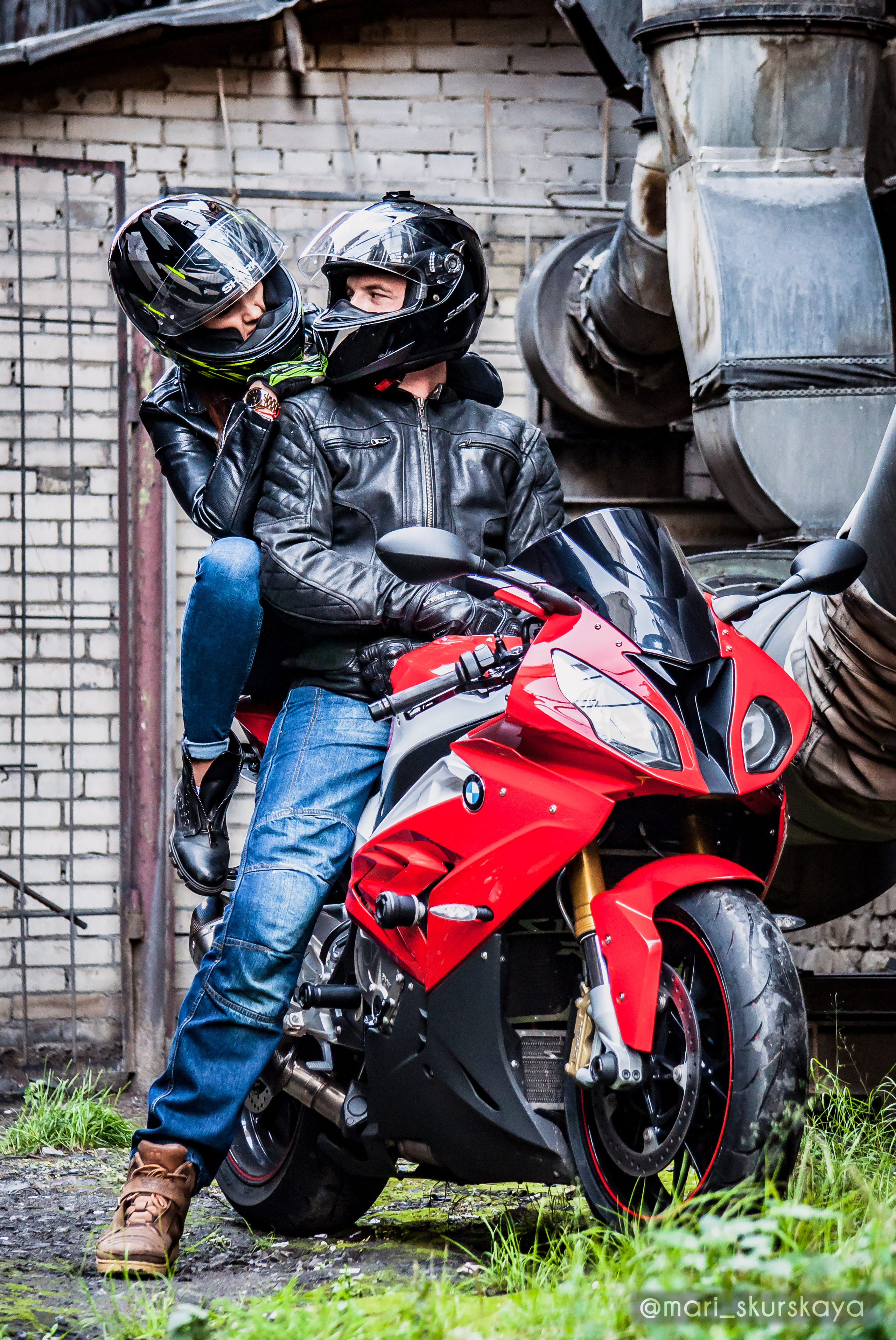 Кира и Кирилл — BMW S1000RR. Мотофотограф в Санкт-Петербурге Мария Скурская