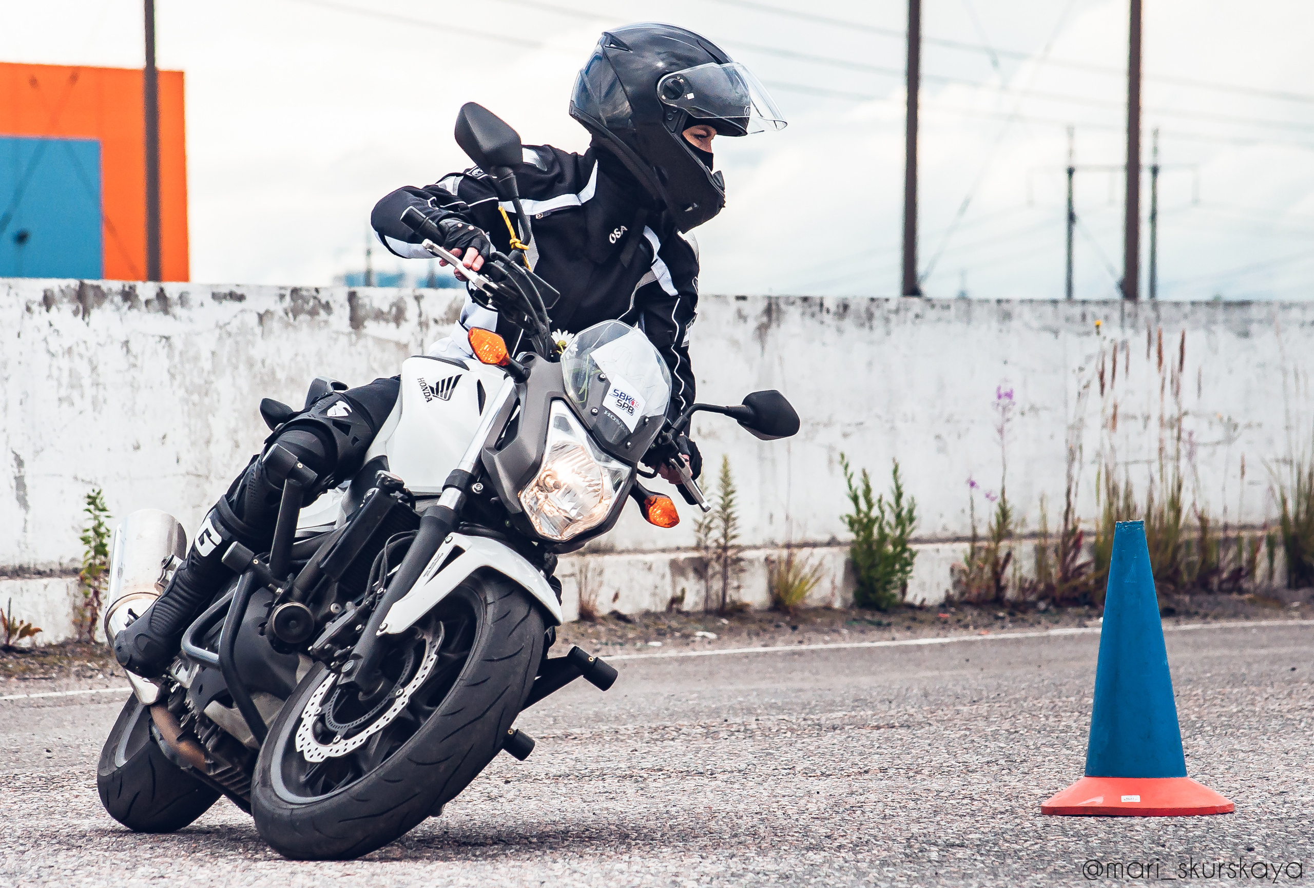 Соревнования по Мотоджимхане — 2019 Чемпионат СПб I этап. Мотофотограф в Санкт-Петербурге Мария Скурская