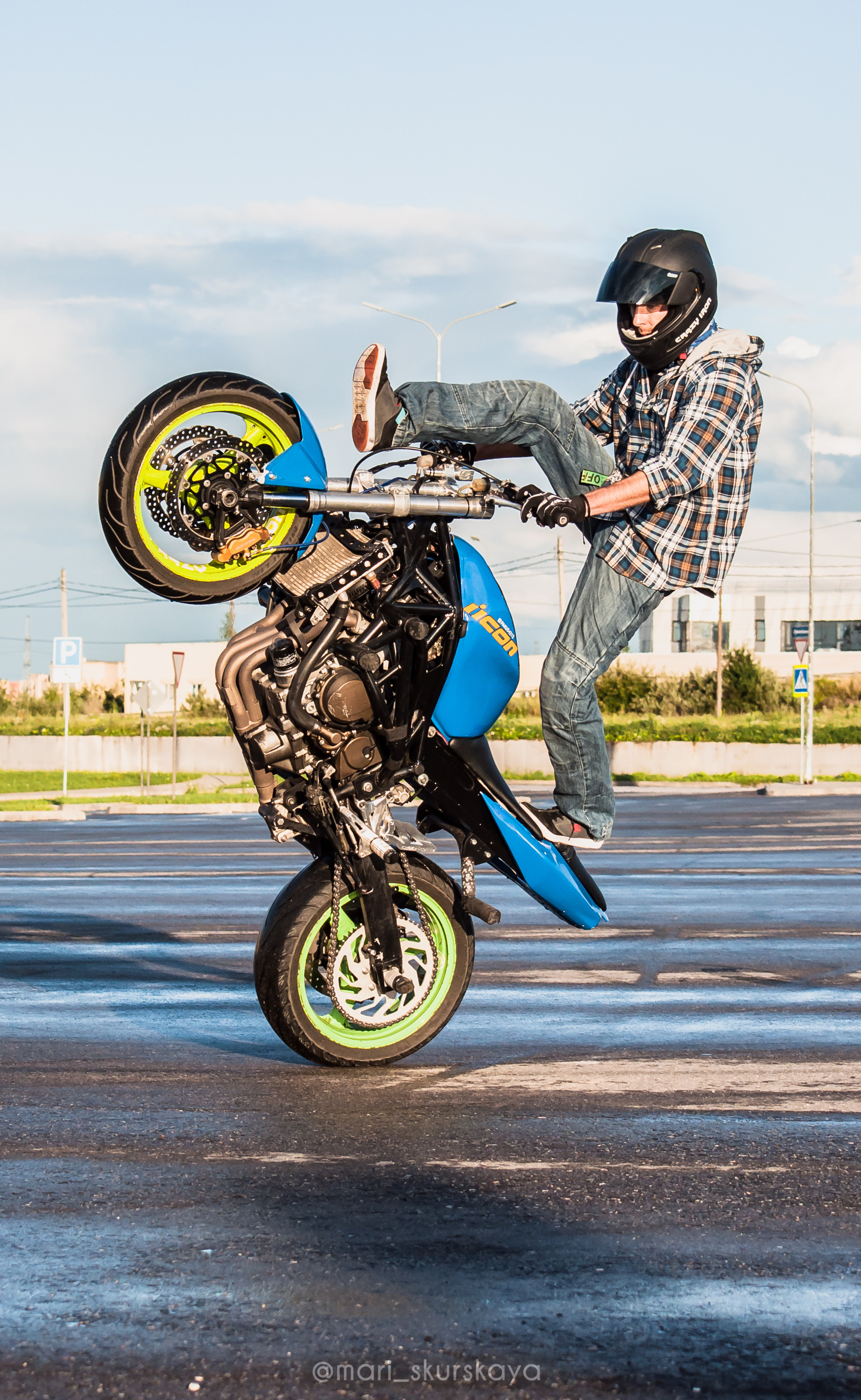 Стантрайдинг / Stuntriding. Мотофотограф в Санкт-Петербурге Мария Скурская