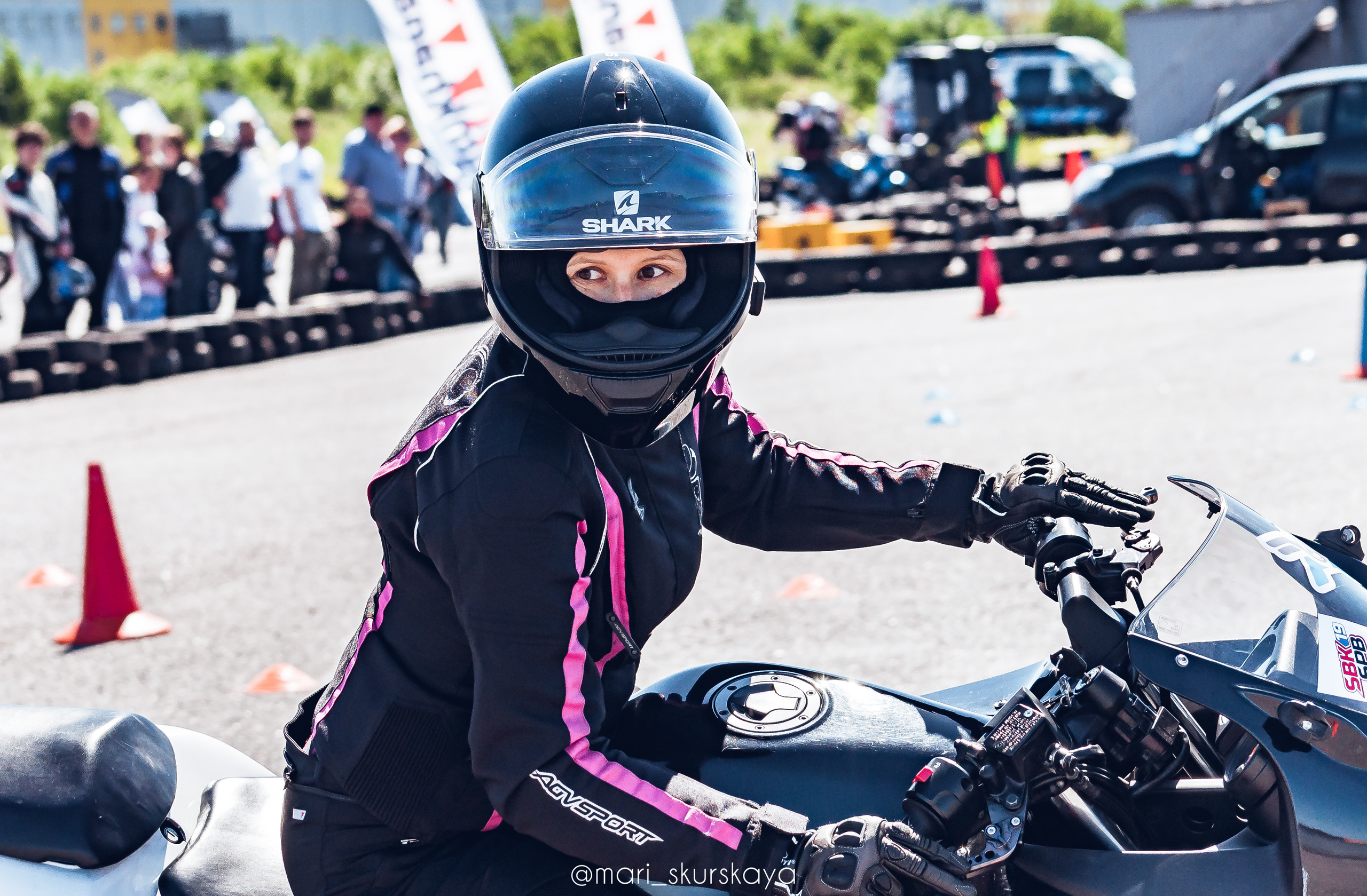Соревнования по Мотоджимхане — 2019 Чемпионат СПб II этап. Мотофотограф в Санкт-Петербурге Мария Скурская