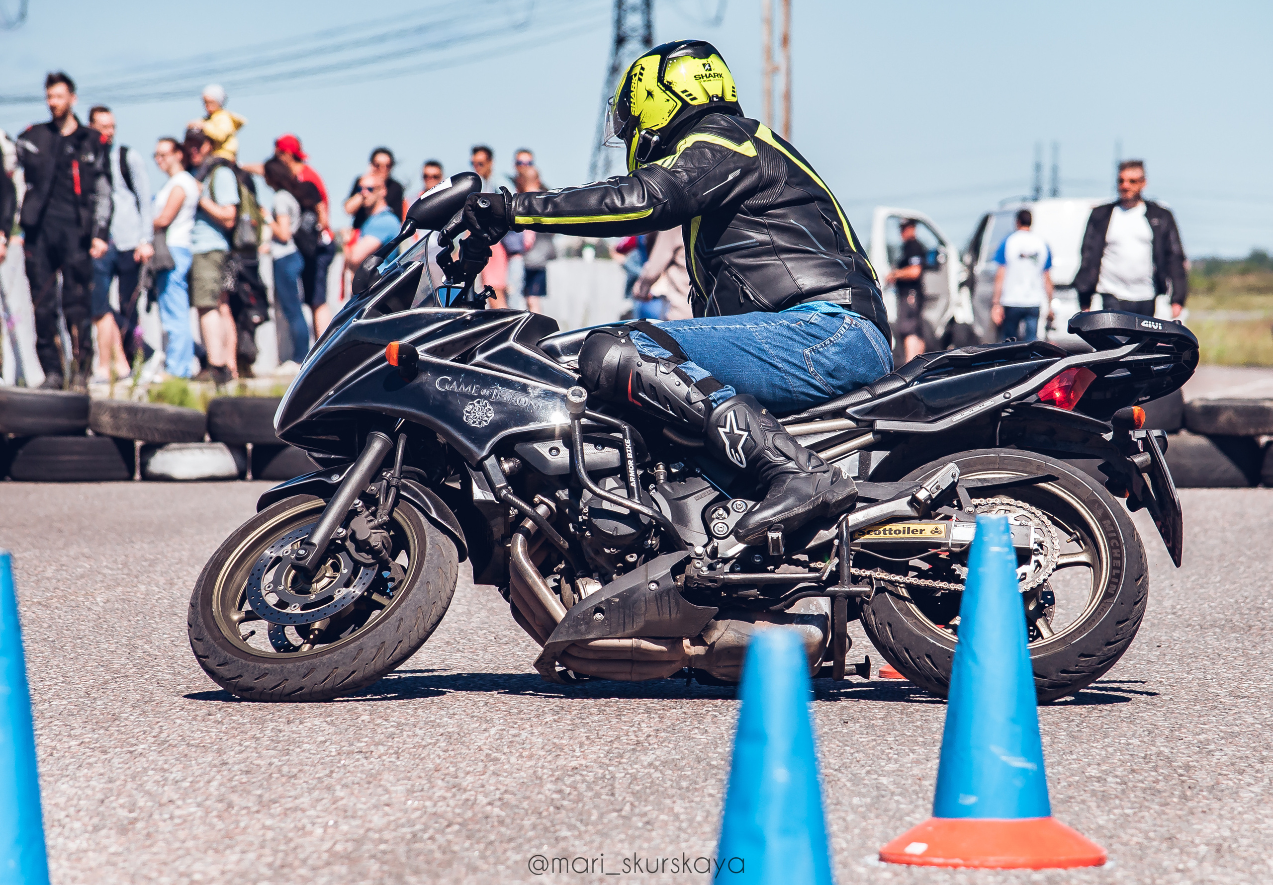 Соревнования по Мотоджимхане — 2019 Чемпионат СПб II этап. Мотофотограф в Санкт-Петербурге Мария Скурская