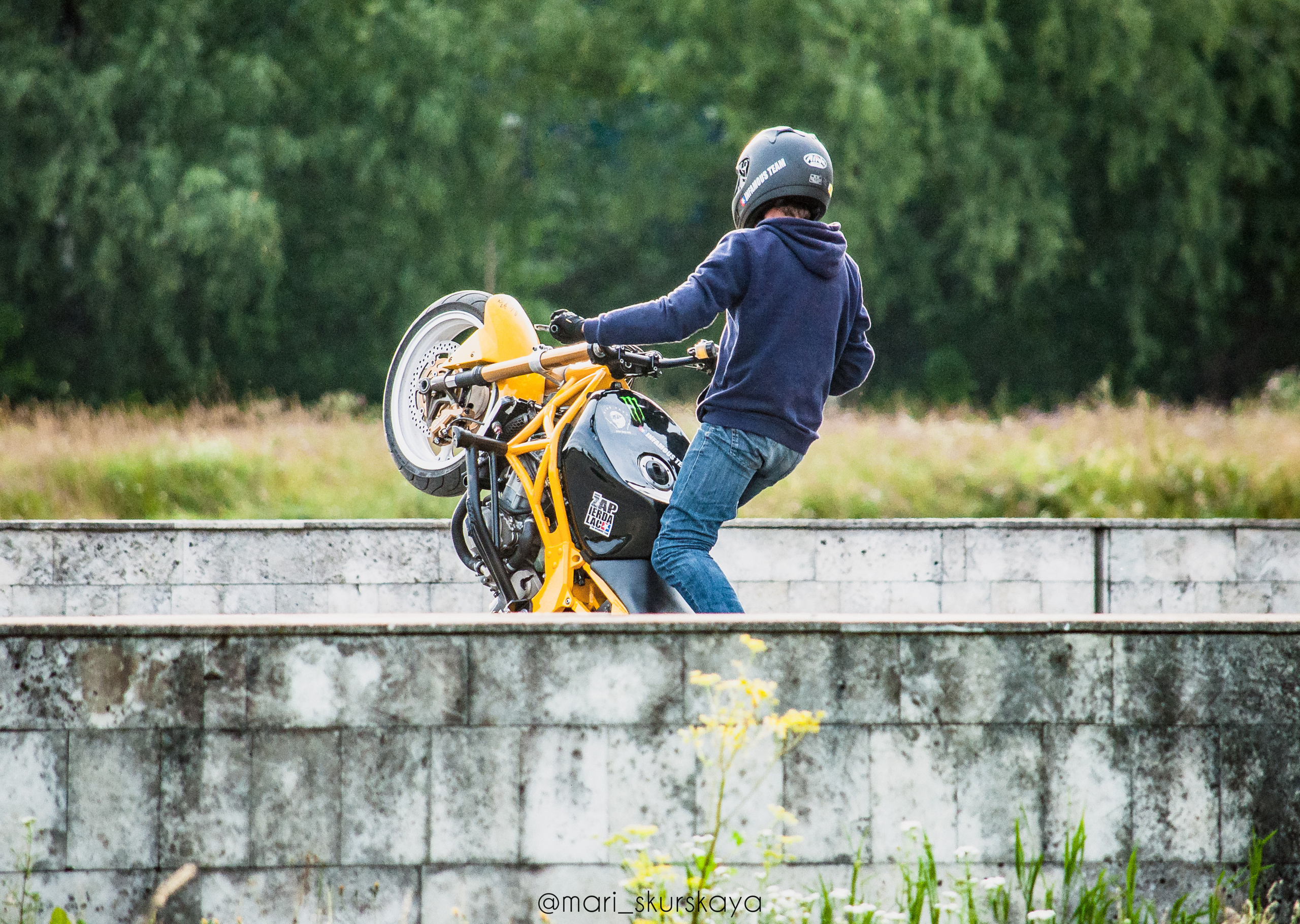 Стантрайдинг / Stuntriding. Мотофотограф в Санкт-Петербурге Мария Скурская
