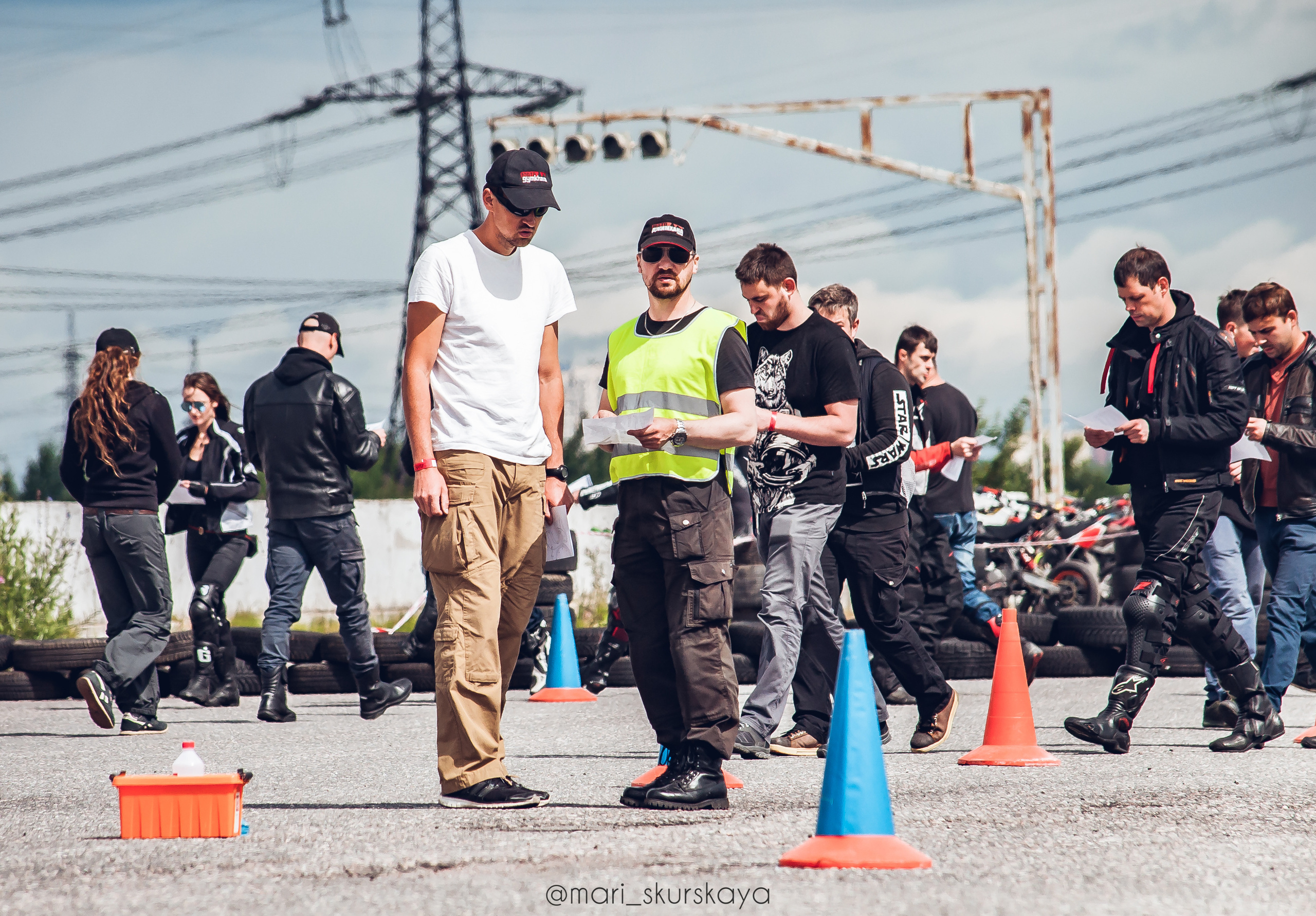 Соревнования по Мотоджимхане — 2019 Чемпионат СПб I этап. Мотофотограф в Санкт-Петербурге Мария Скурская