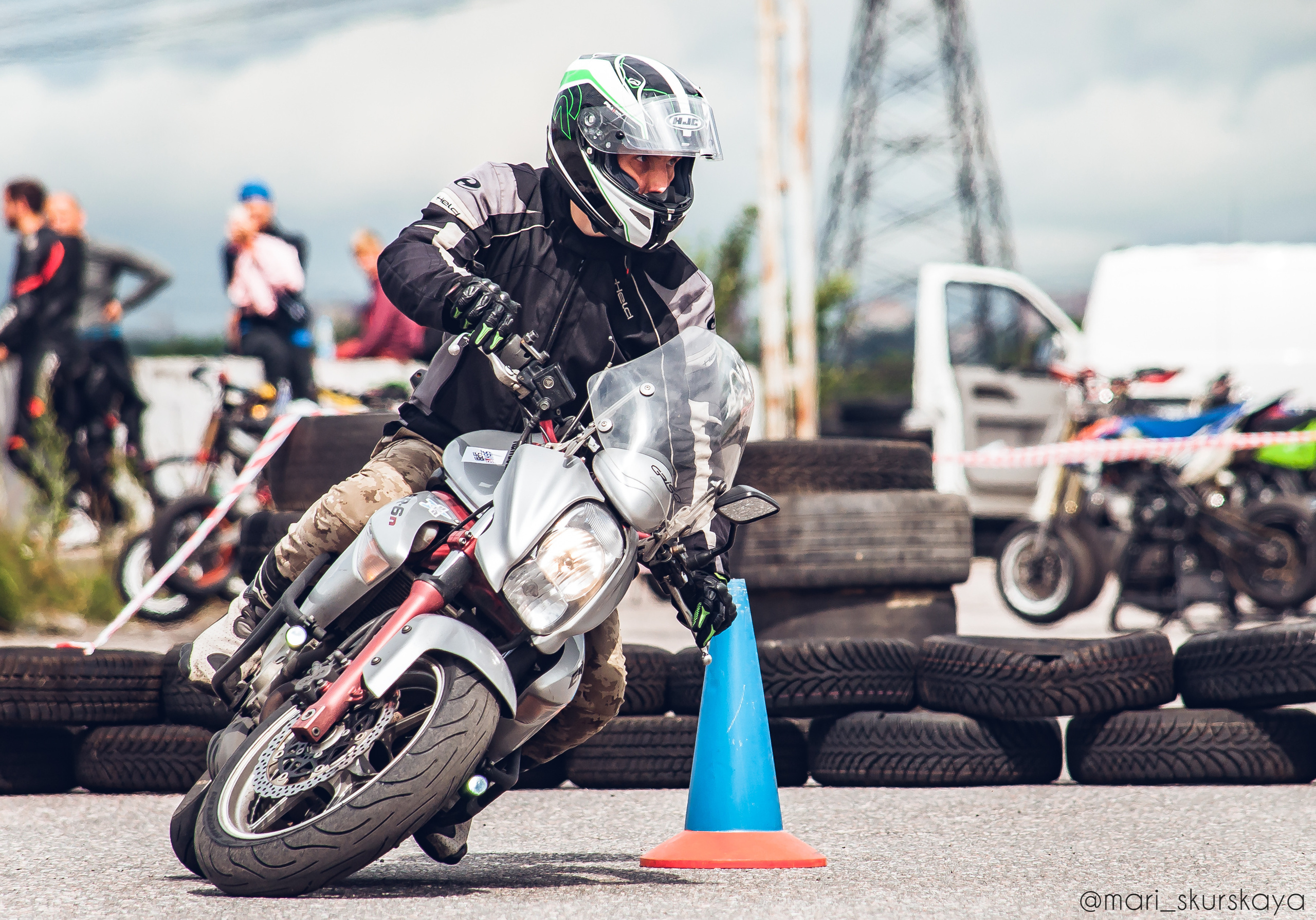 Соревнования по Мотоджимхане — 2019 Чемпионат СПб I этап. Мотофотограф в Санкт-Петербурге Мария Скурская