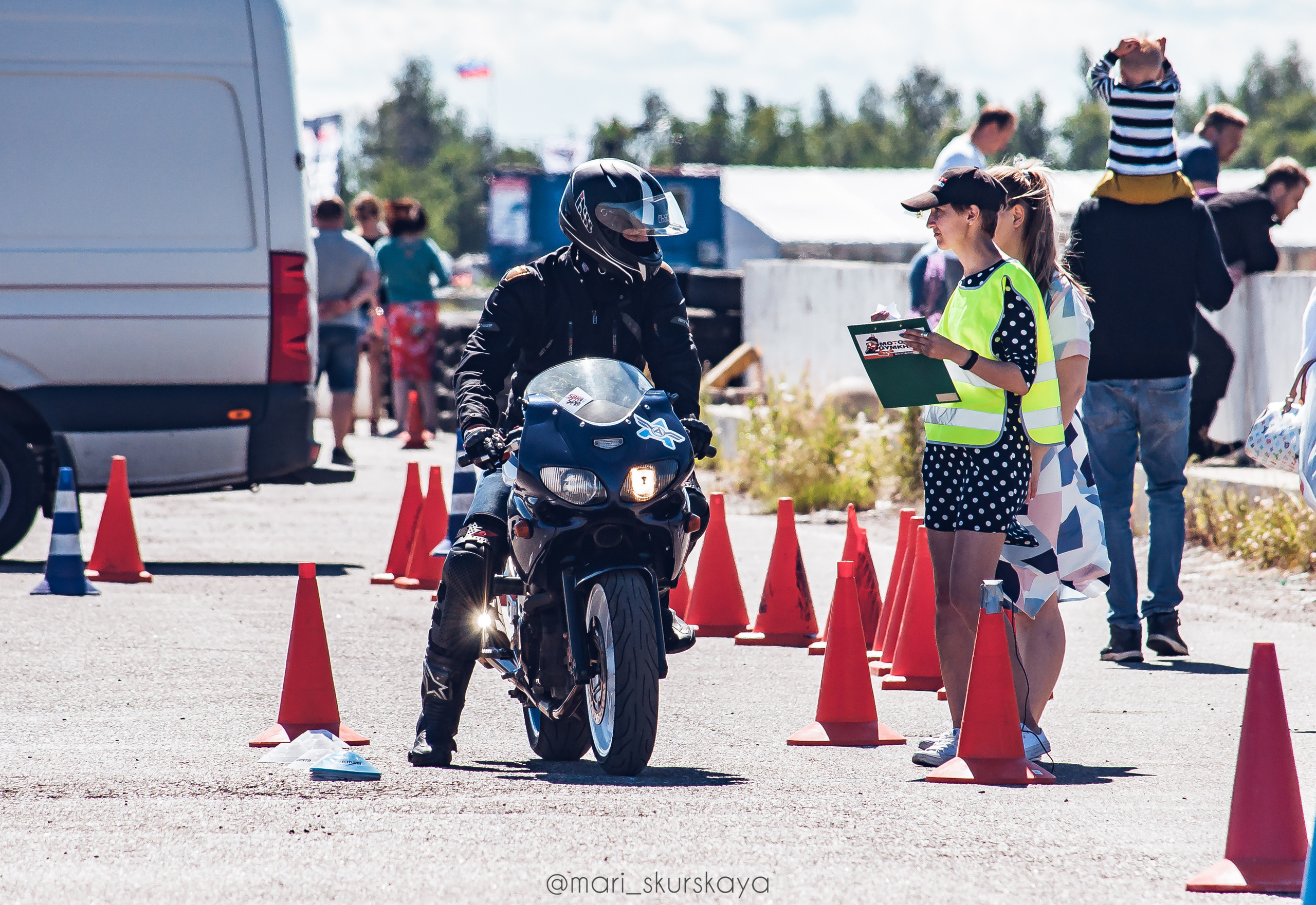 Соревнования по Мотоджимхане — 2019 Чемпионат СПб II этап. Мотофотограф в Санкт-Петербурге Мария Скурская