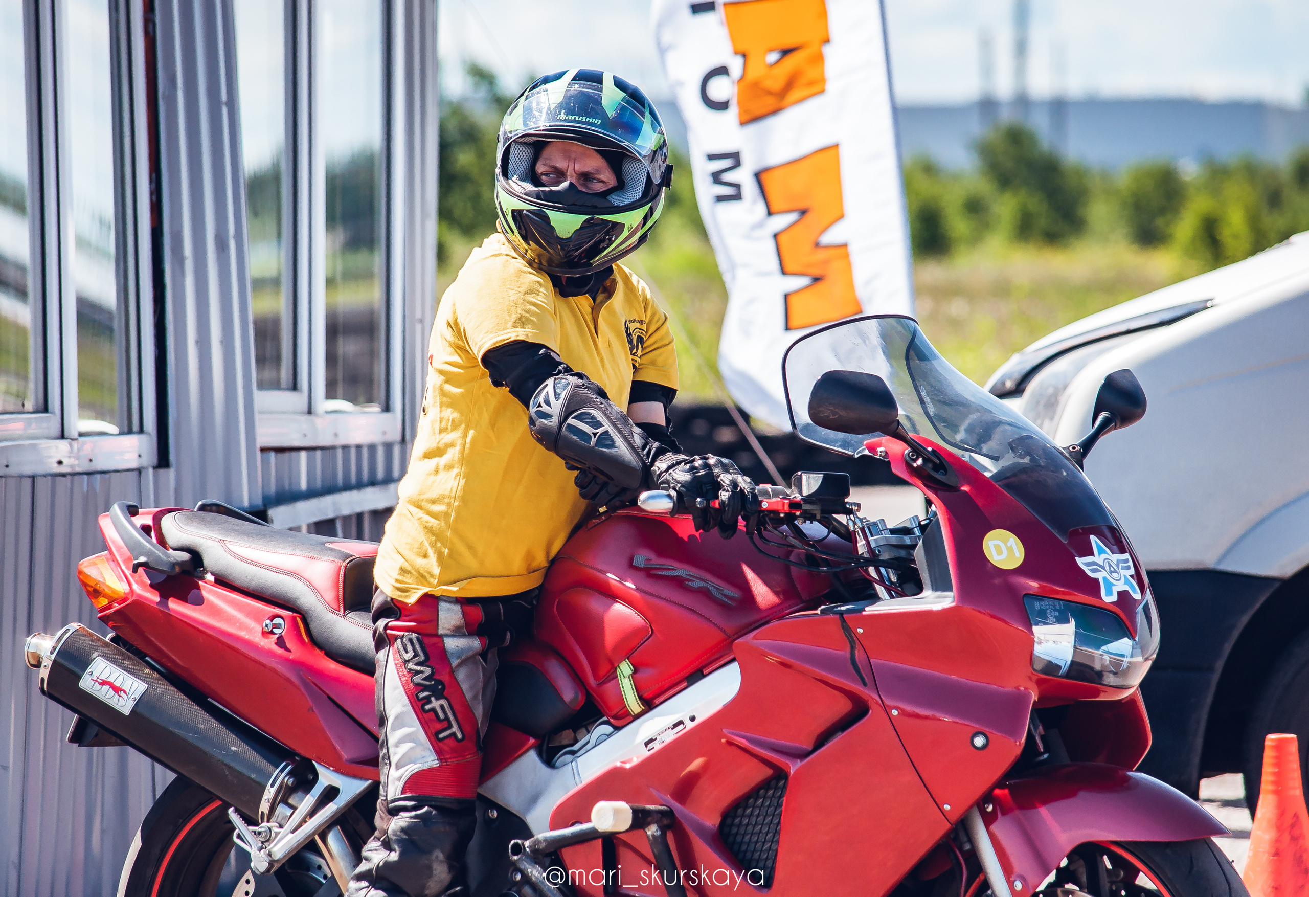 Соревнования по Мотоджимхане — 2019 Чемпионат СПб II этап. Мотофотограф в Санкт-Петербурге Мария Скурская