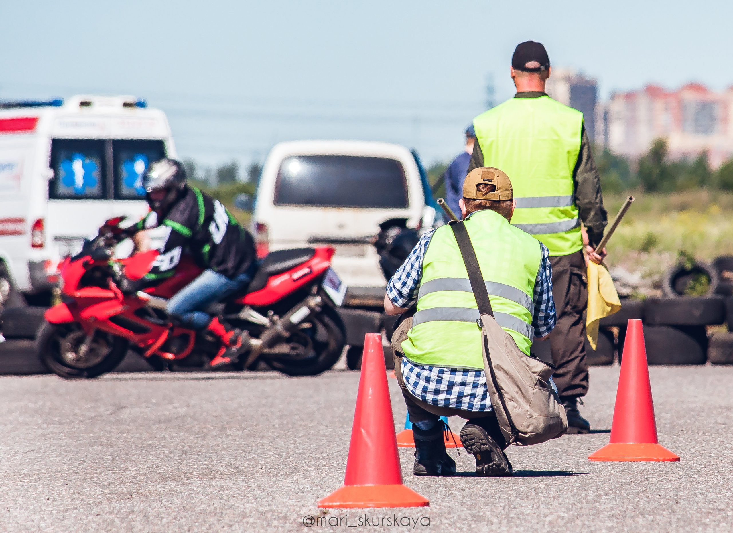 Соревнования по Мотоджимхане — 2019 Чемпионат СПб II этап. Мотофотограф в Санкт-Петербурге Мария Скурская