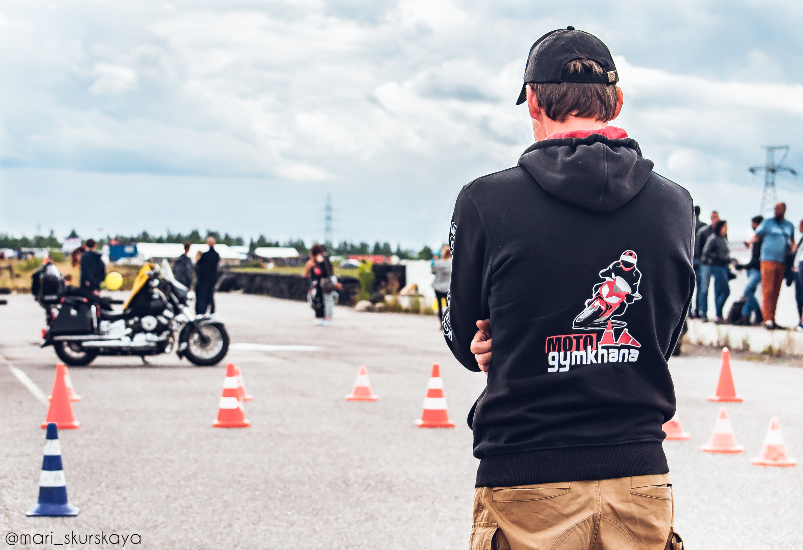 Соревнования по Мотоджимхане — 2019 Чемпионат СПб I этап. Мотофотограф в Санкт-Петербурге Мария Скурская