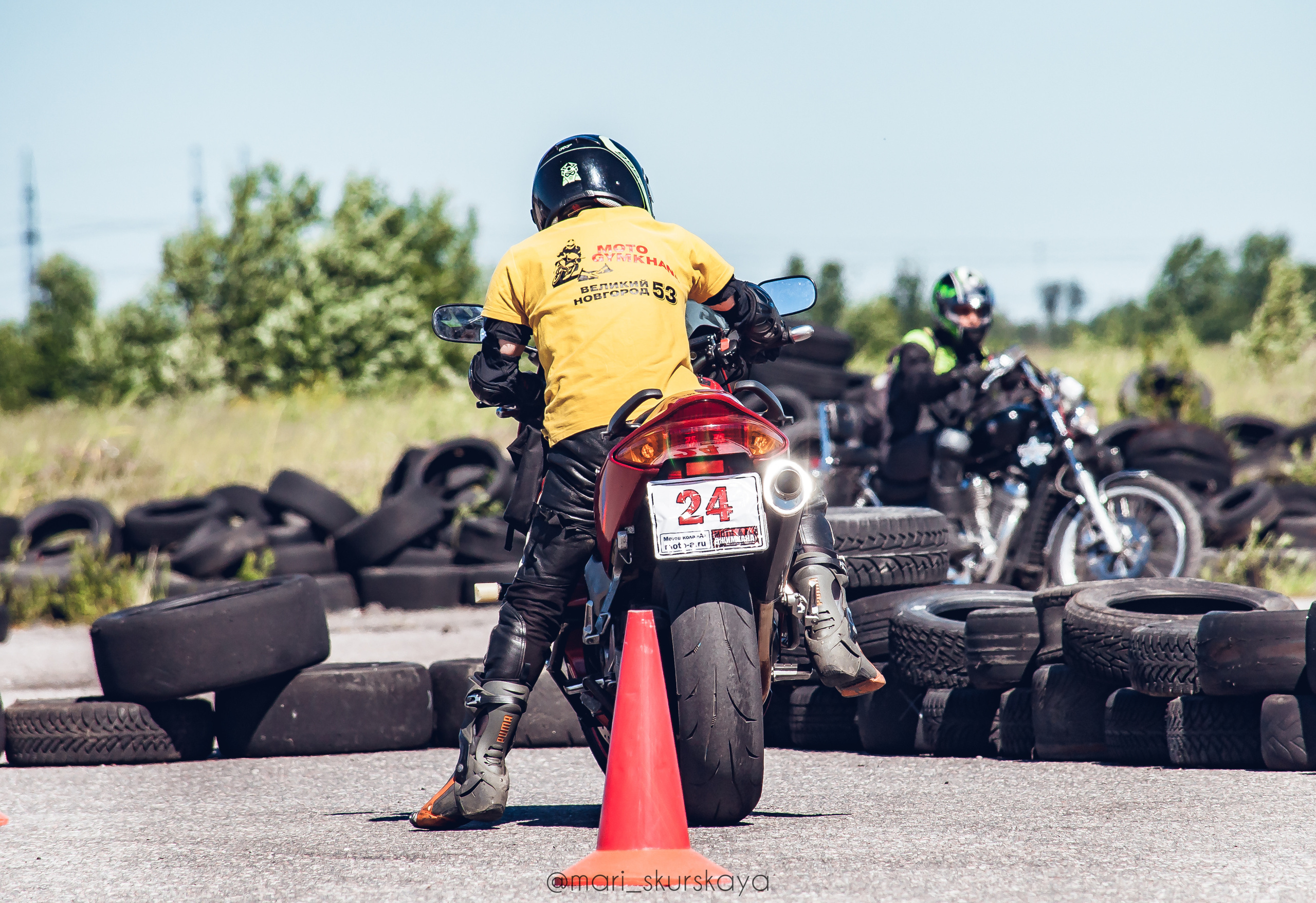 Соревнования по Мотоджимхане — 2019 Чемпионат СПб II этап. Мотофотограф в Санкт-Петербурге Мария Скурская