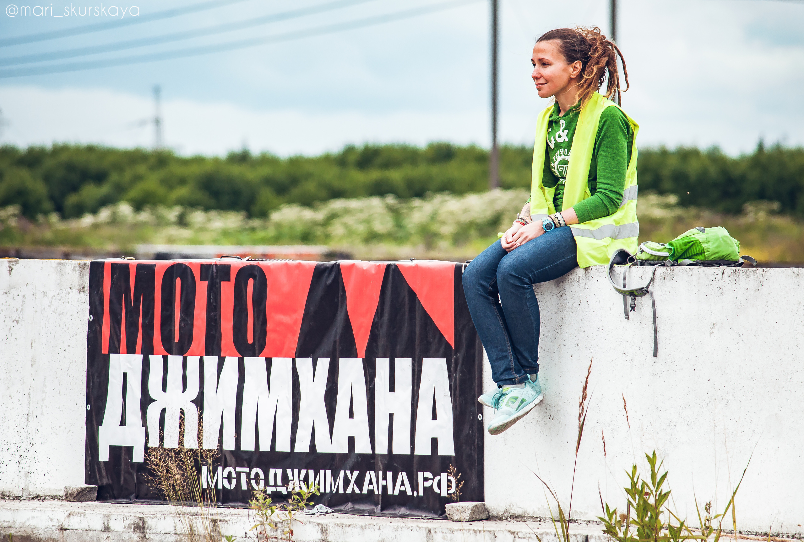 Соревнования по Мотоджимхане — 2019 Чемпионат СПб I этап. Мотофотограф в Санкт-Петербурге Мария Скурская