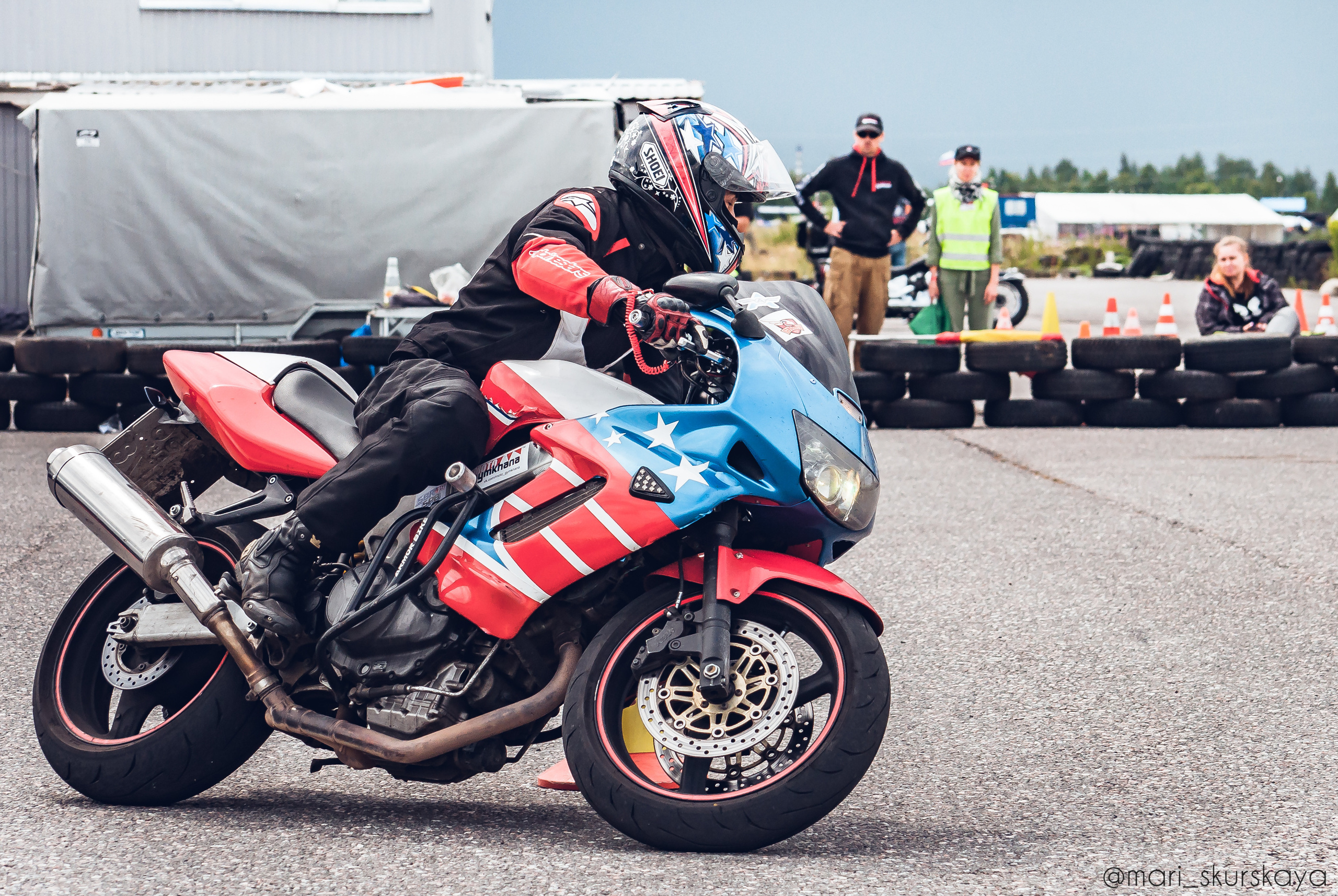 Соревнования по Мотоджимхане — 2019 Чемпионат СПб I этап. Мотофотограф в Санкт-Петербурге Мария Скурская