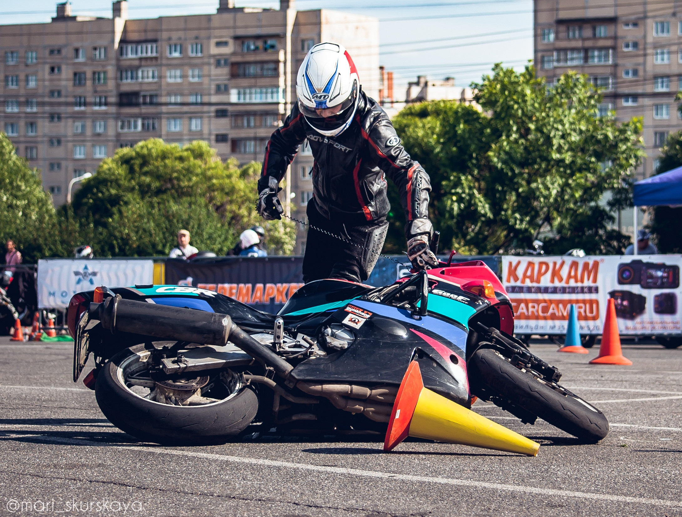 Соревнования по Мотоджимхане — 2018 Юнона. Мотофотограф в Санкт-Петербурге Мария Скурская