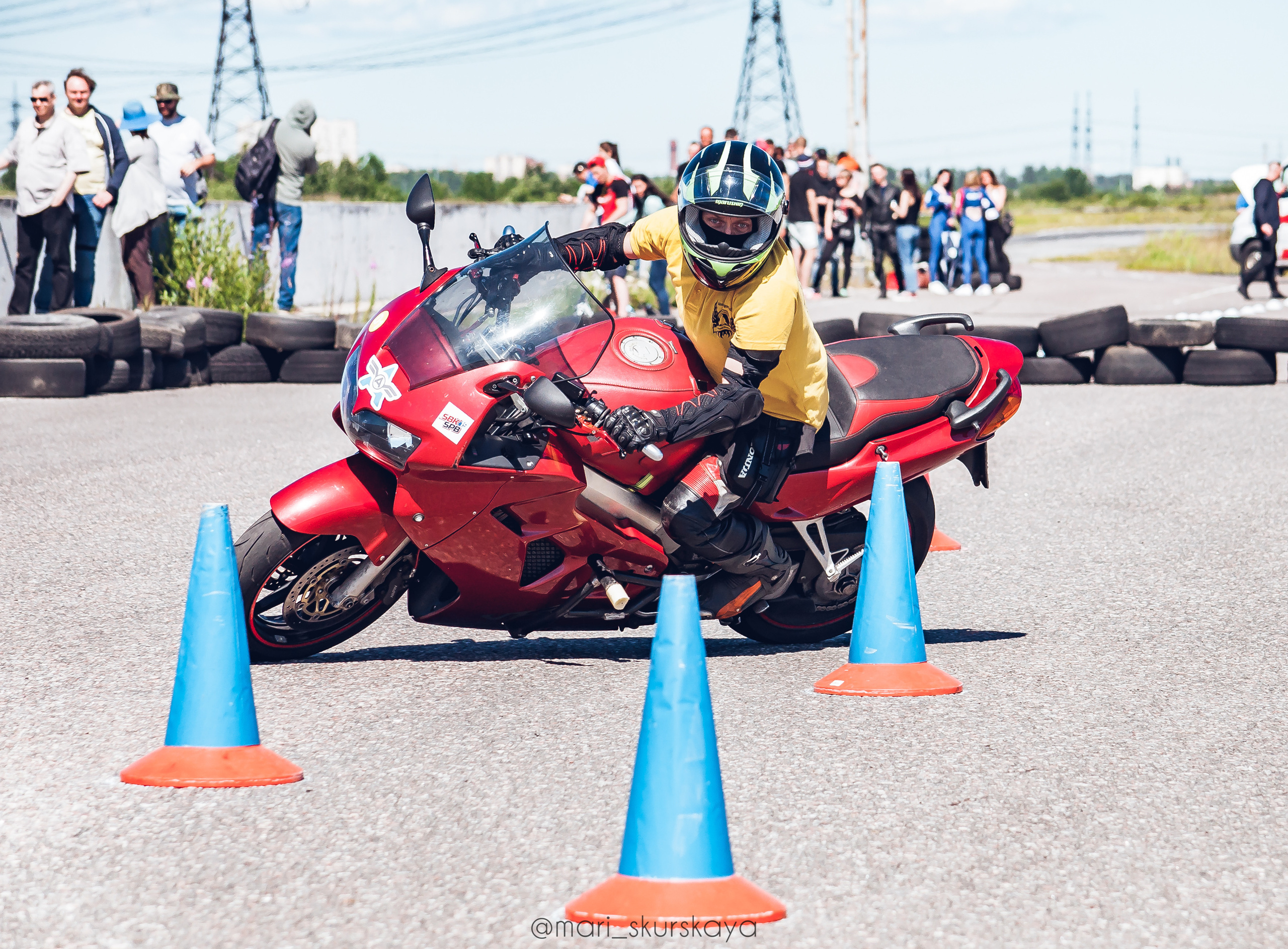 Соревнования по Мотоджимхане — 2019 Чемпионат СПб II этап. Мотофотограф в Санкт-Петербурге Мария Скурская