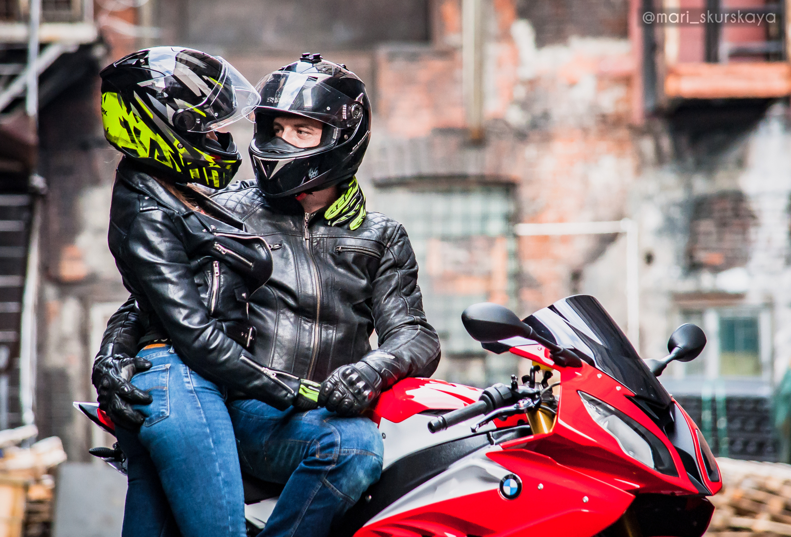 Кира и Кирилл — BMW S1000RR. Мотофотограф в Санкт-Петербурге Мария Скурская