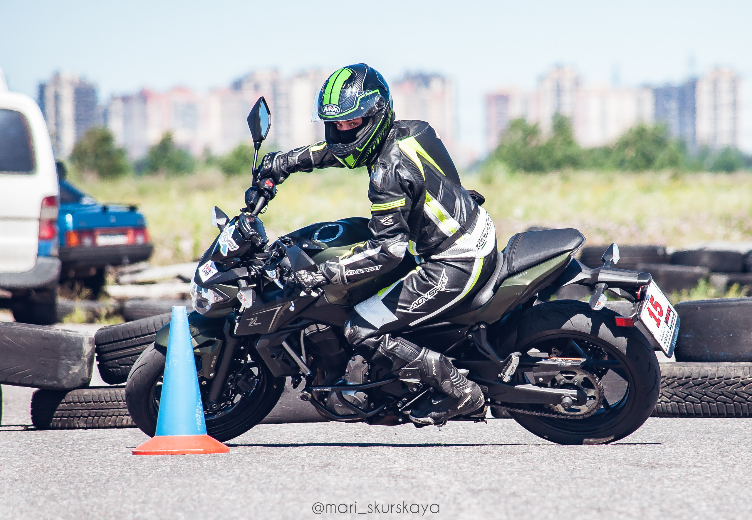 Соревнования по Мотоджимхане — 2019 Чемпионат СПб II этап. Мотофотограф в Санкт-Петербурге Мария Скурская