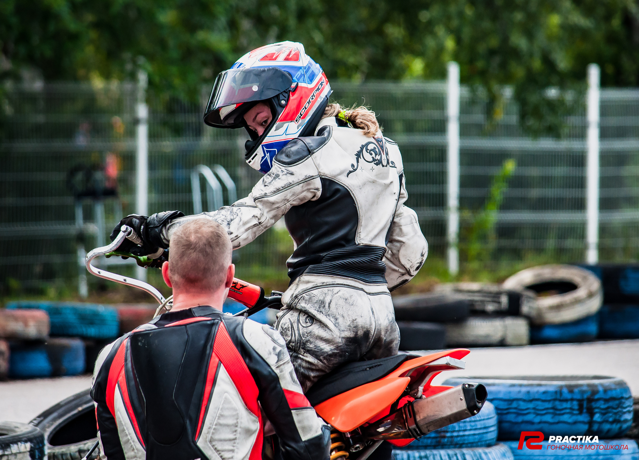 Соревнования гоночной мотошколы PRACTIKA. Мотофотограф в Санкт-Петербурге Мария Скурская