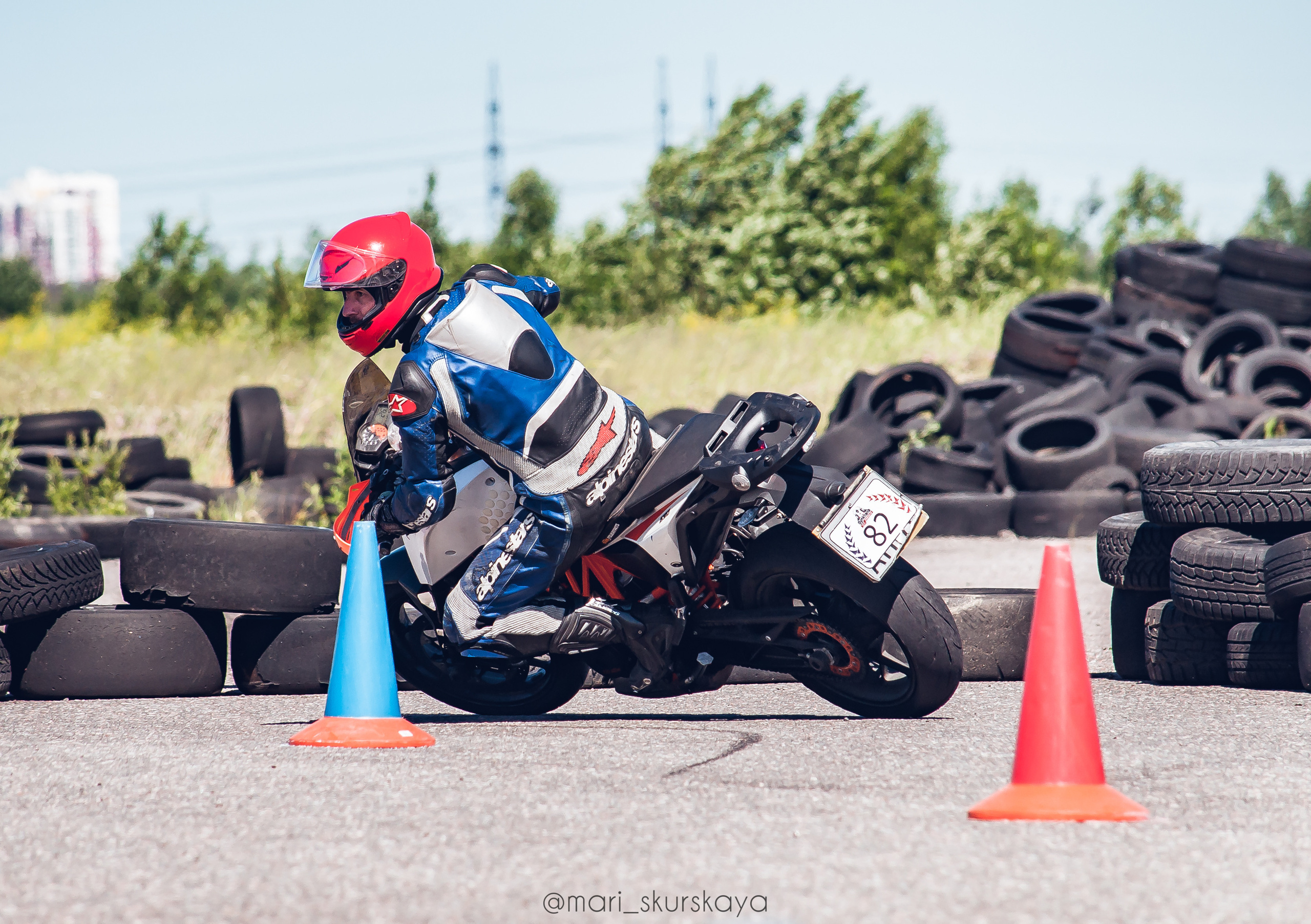 Соревнования по Мотоджимхане — 2019 Чемпионат СПб II этап. Мотофотограф в Санкт-Петербурге Мария Скурская