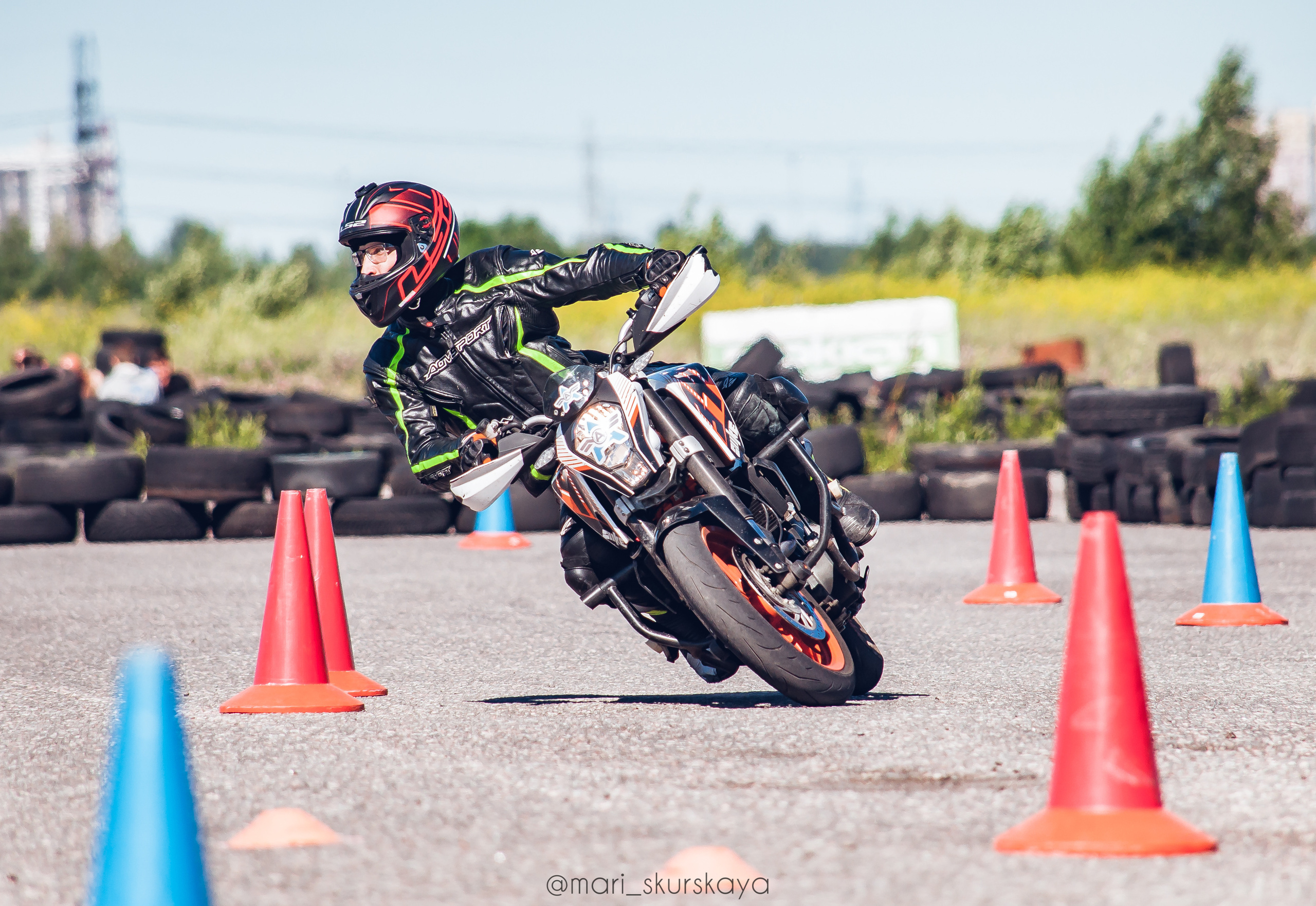Соревнования по Мотоджимхане — 2019 Чемпионат СПб II этап. Мотофотограф в Санкт-Петербурге Мария Скурская
