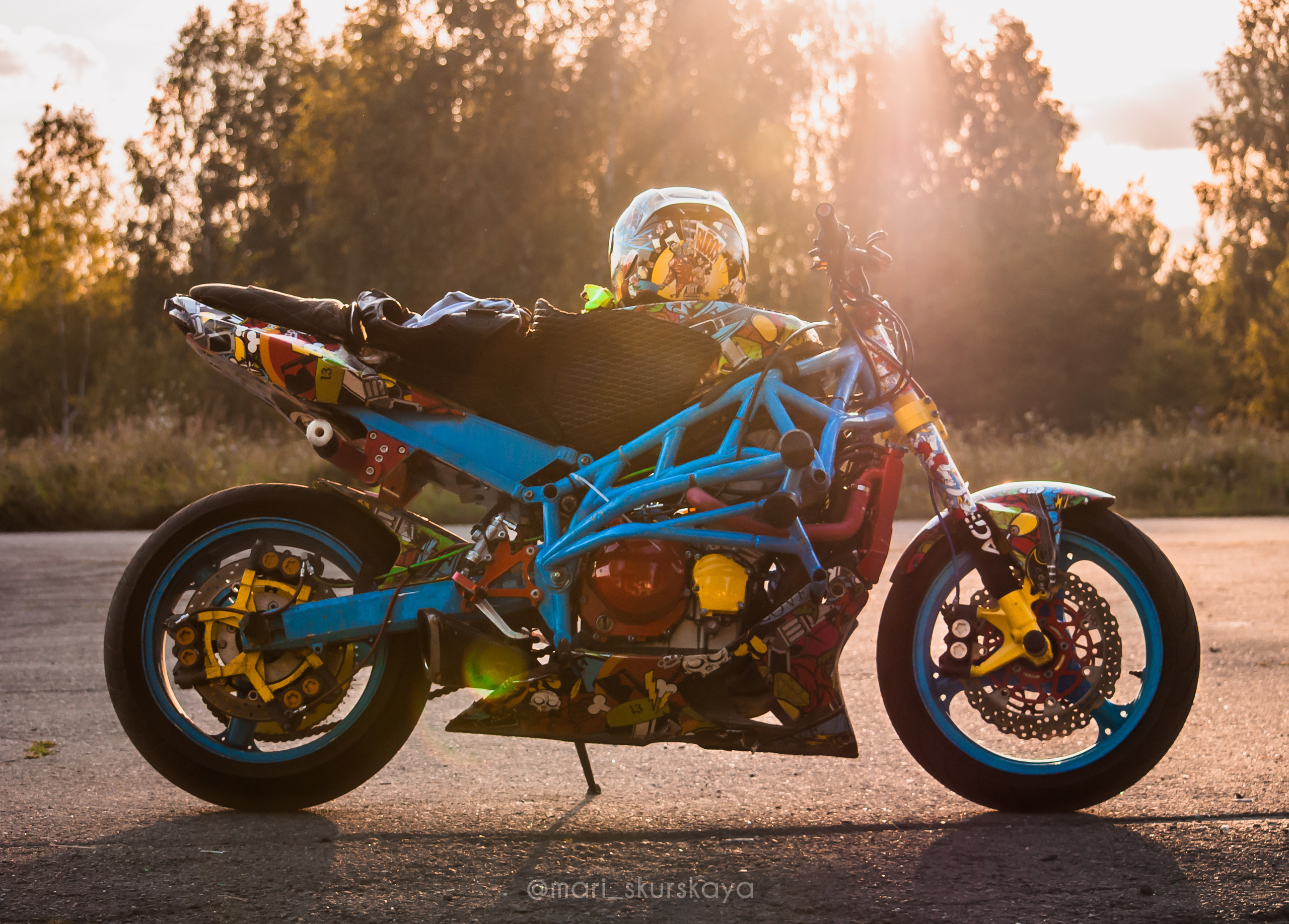 Стантрайдинг / Stuntriding. Мотофотограф в Санкт-Петербурге Мария Скурская