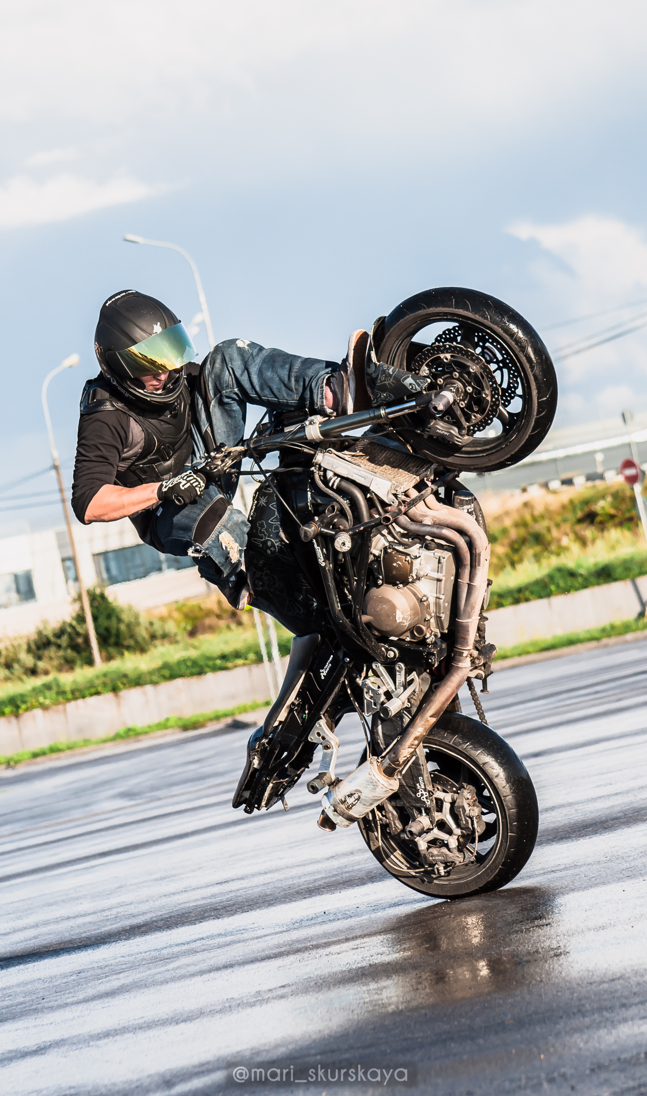 Стантрайдинг / Stuntriding. Мотофотограф в Санкт-Петербурге Мария Скурская