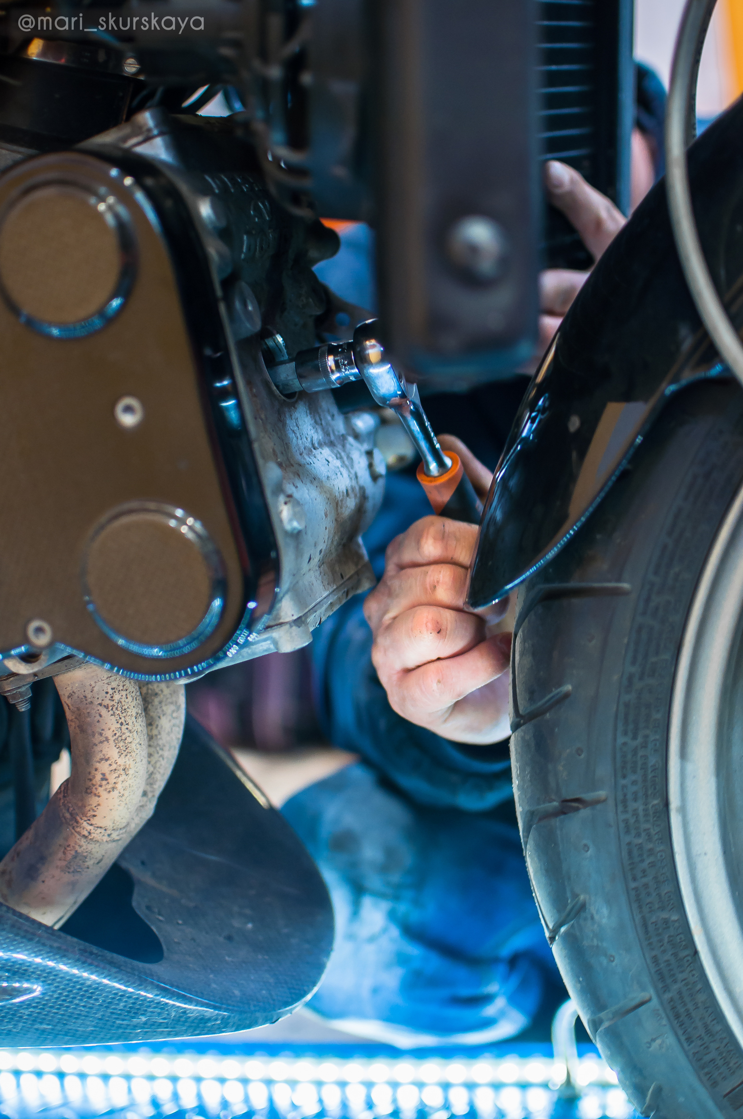 Мотосервис. Мотофотограф в Санкт-Петербурге Мария Скурская
