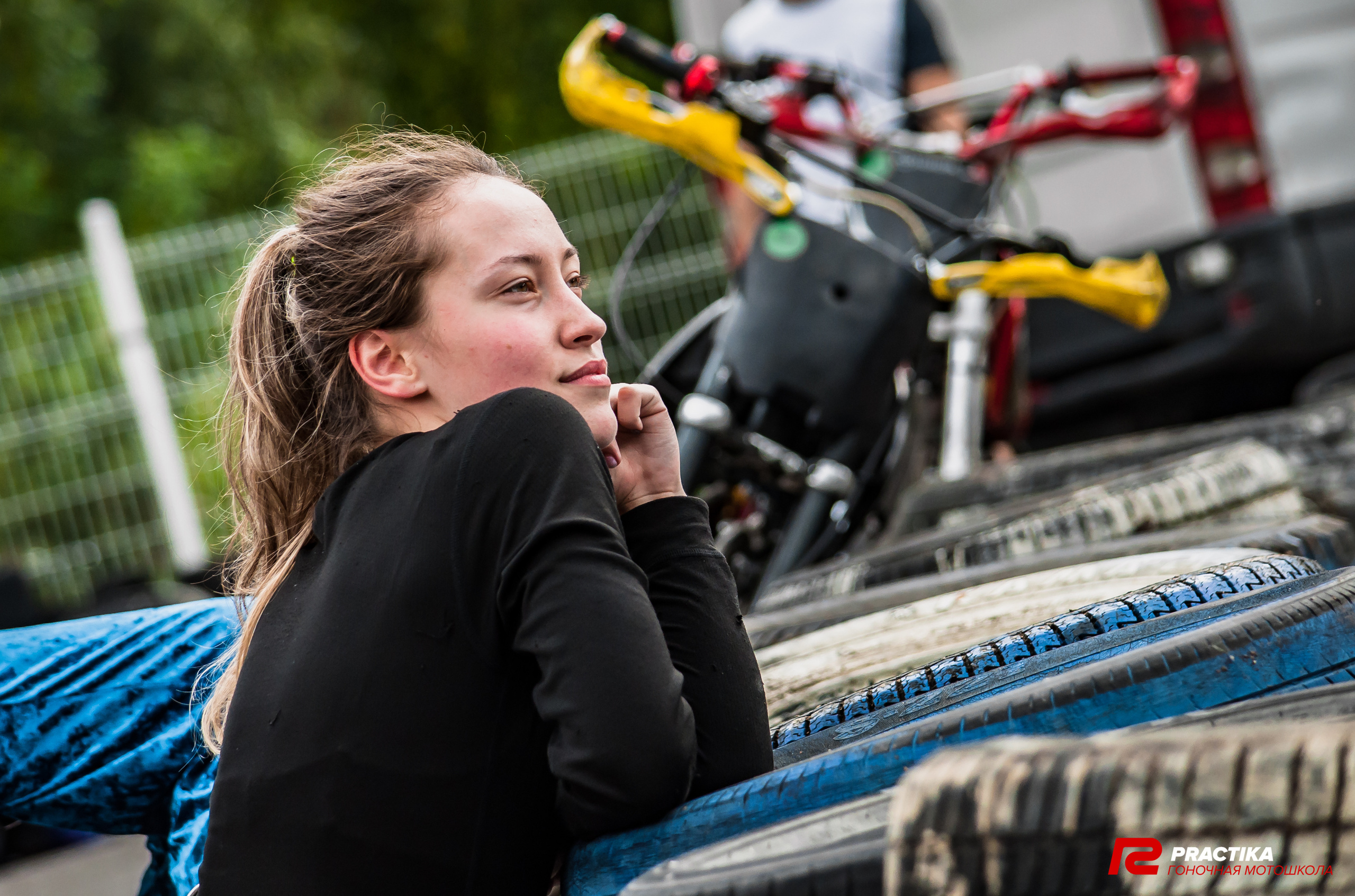 Соревнования гоночной мотошколы PRACTIKA. Мотофотограф в Санкт-Петербурге Мария Скурская