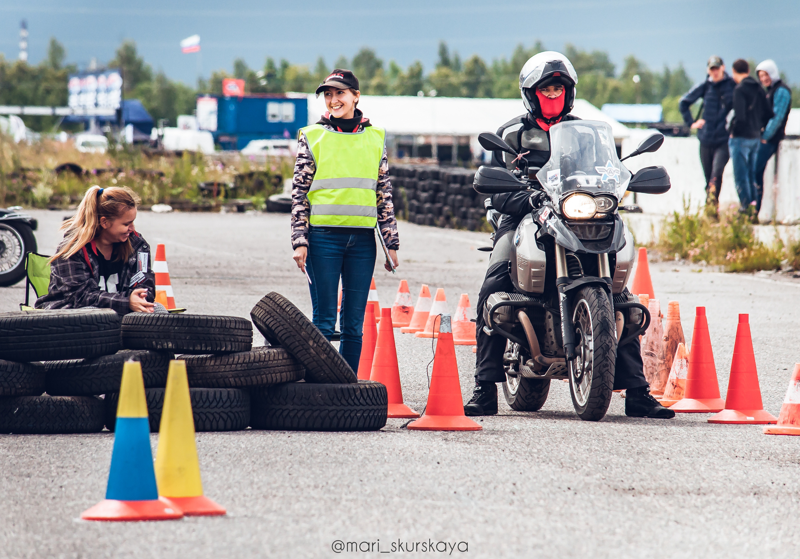 Соревнования по Мотоджимхане — 2019 Чемпионат СПб I этап. Мотофотограф в Санкт-Петербурге Мария Скурская