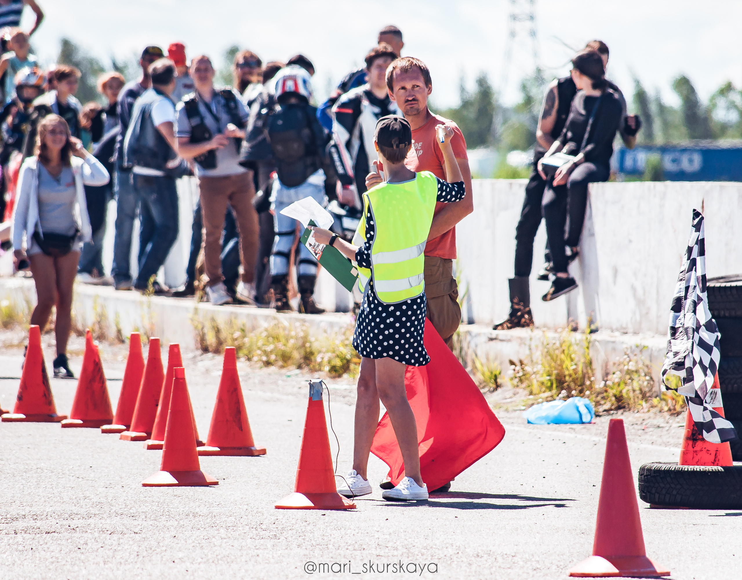 Соревнования по Мотоджимхане — 2019 Чемпионат СПб II этап. Мотофотограф в Санкт-Петербурге Мария Скурская