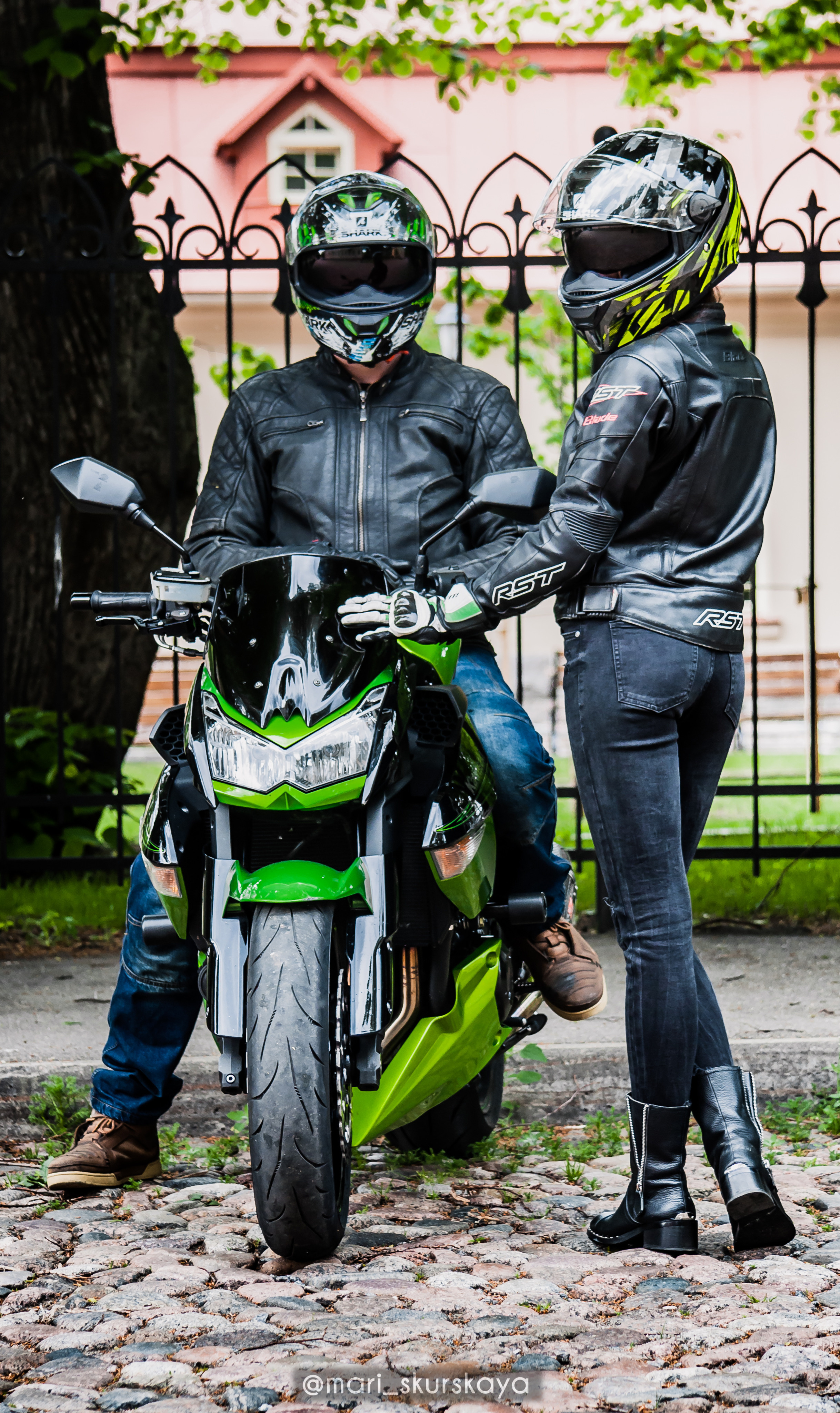 Кира и Кирилл — Kawasaki Z1000. Мотофотограф в Санкт-Петербурге Мария Скурская