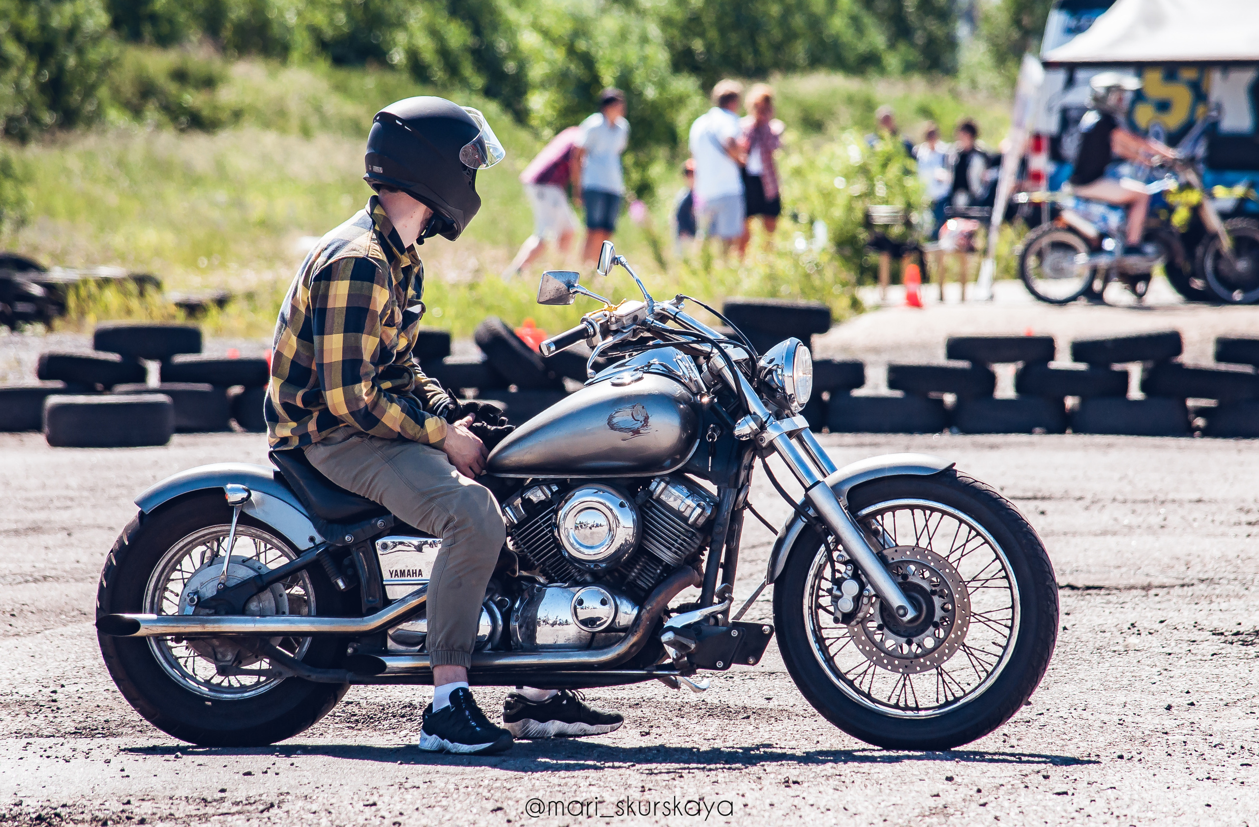Соревнования по Мотоджимхане — 2019 Чемпионат СПб II этап. Мотофотограф в Санкт-Петербурге Мария Скурская