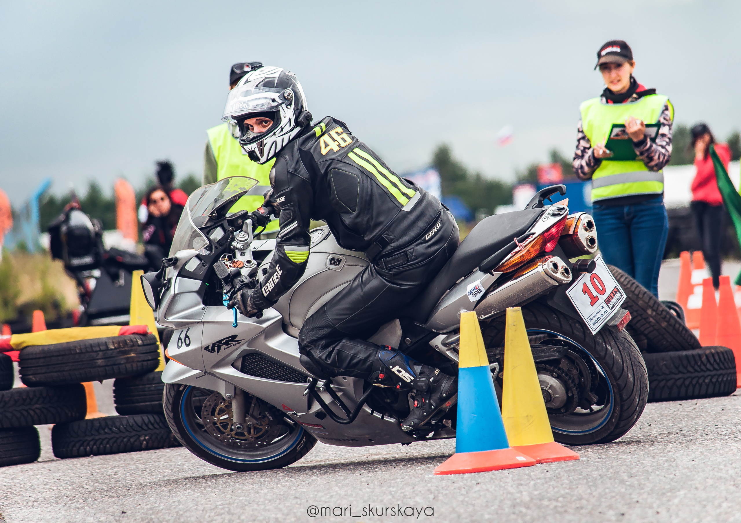 Соревнования по Мотоджимхане — 2019 Чемпионат СПб I этап. Мотофотограф в Санкт-Петербурге Мария Скурская
