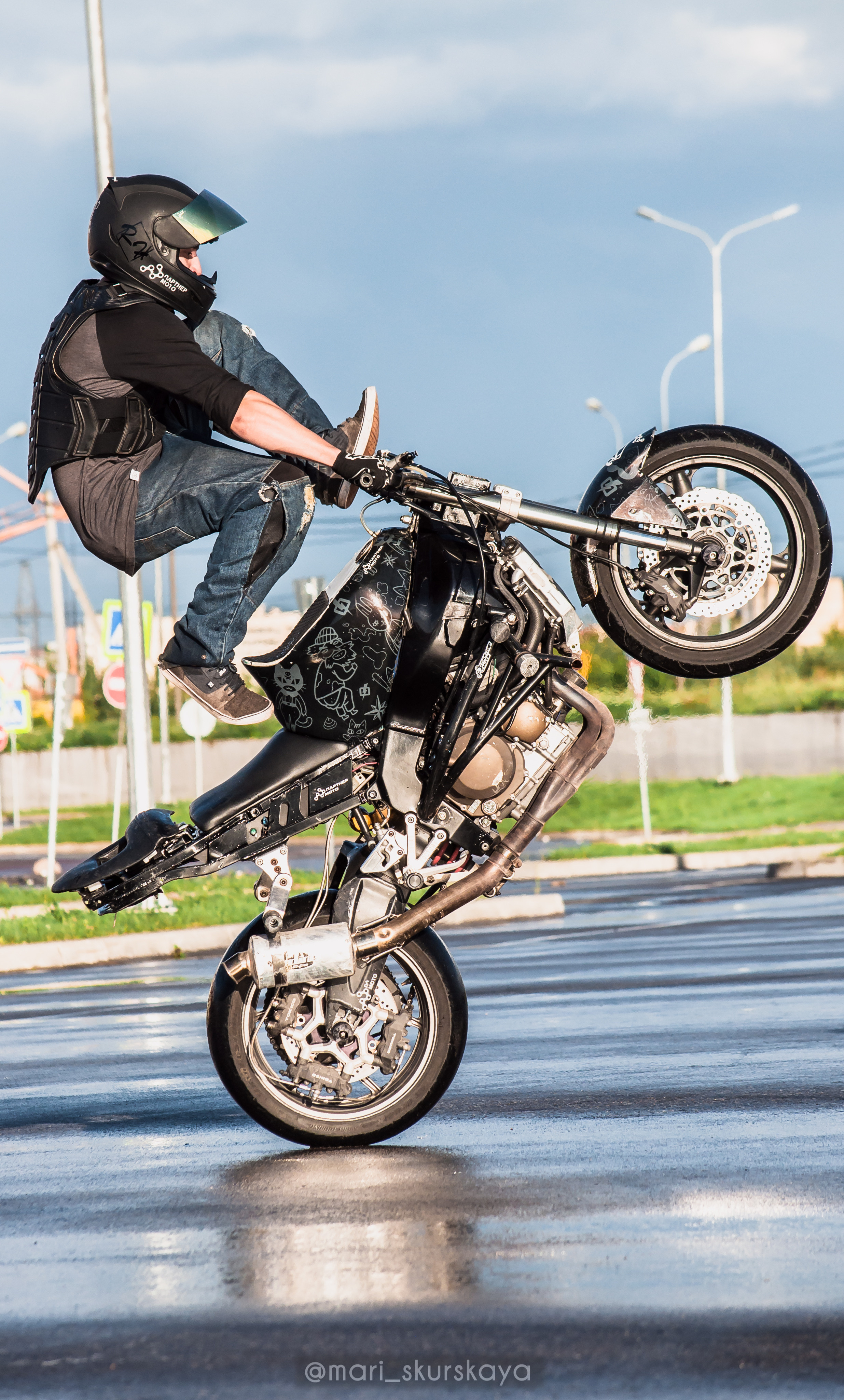 Стантрайдинг / Stuntriding. Мотофотограф в Санкт-Петербурге Мария Скурская