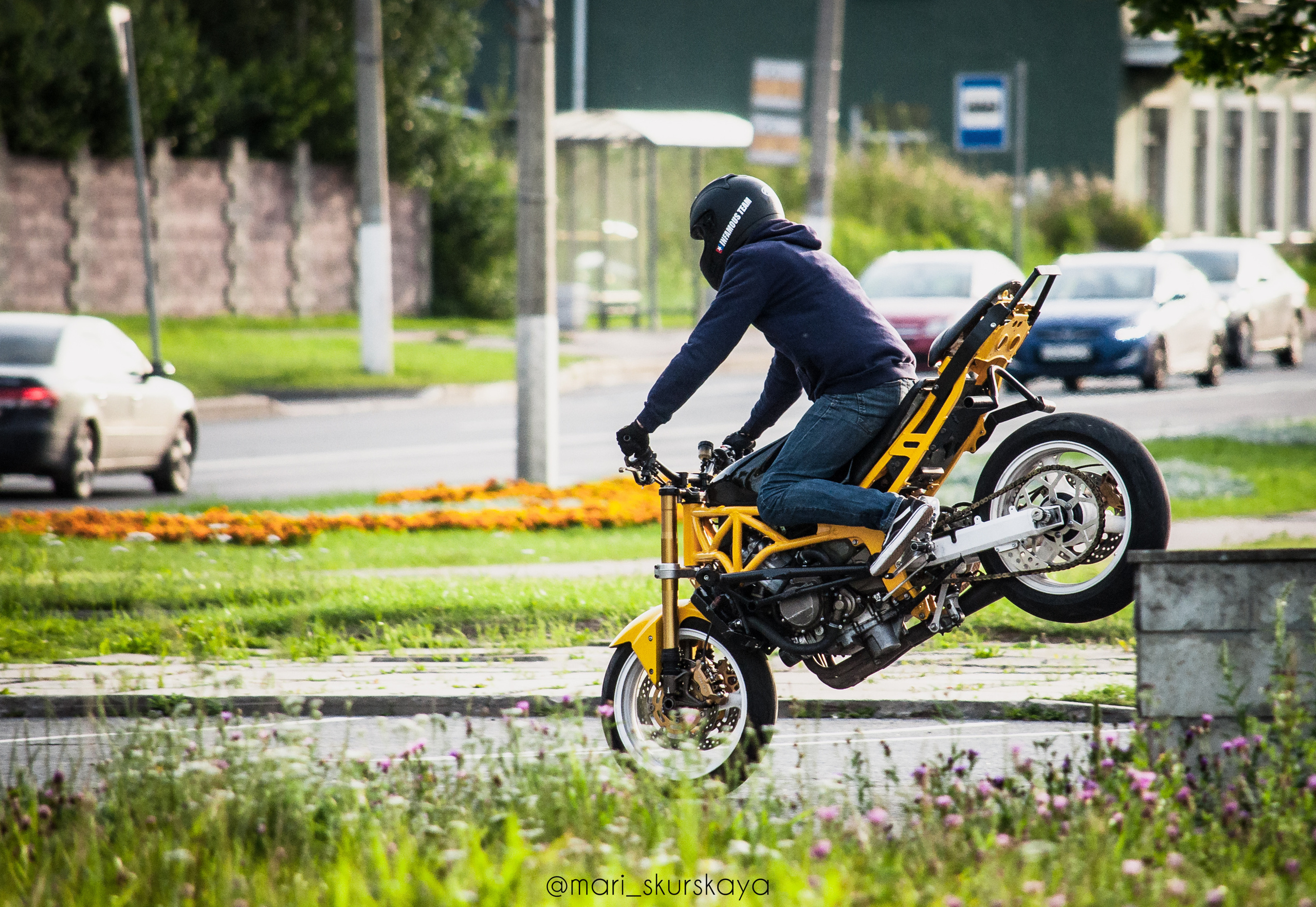 Стантрайдинг / Stuntriding. Мотофотограф в Санкт-Петербурге Мария Скурская