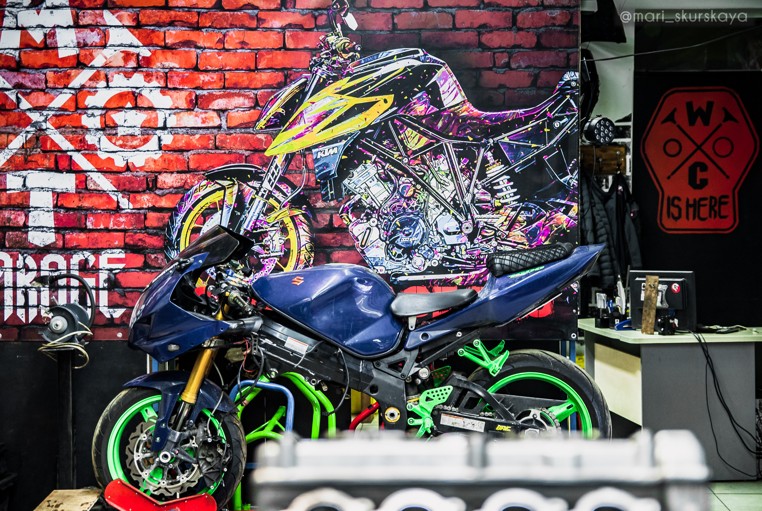 Мотосервис. Мотофотограф в Санкт-Петербурге Мария Скурская