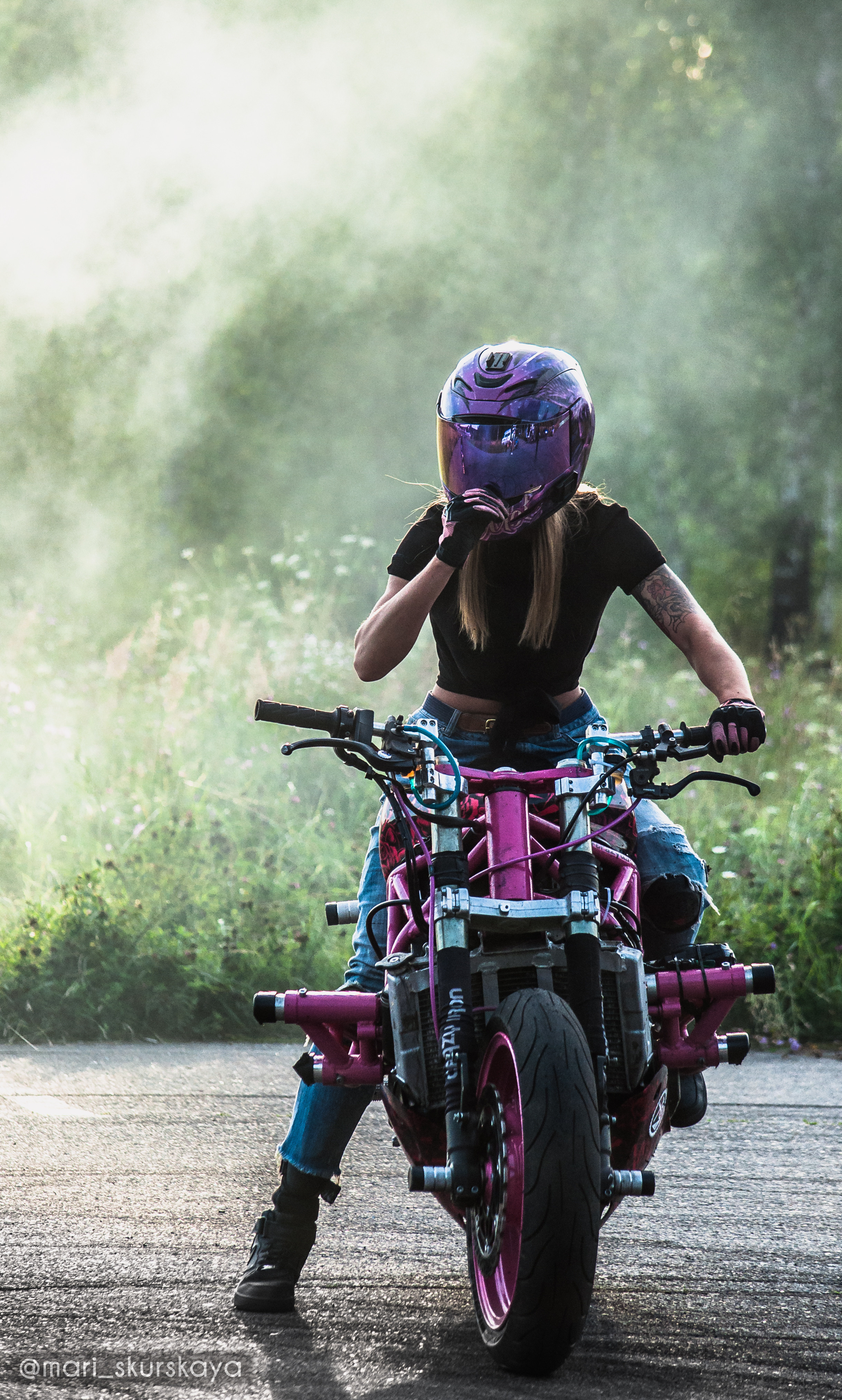 Стантрайдинг / Stuntriding. Мотофотограф в Санкт-Петербурге Мария Скурская