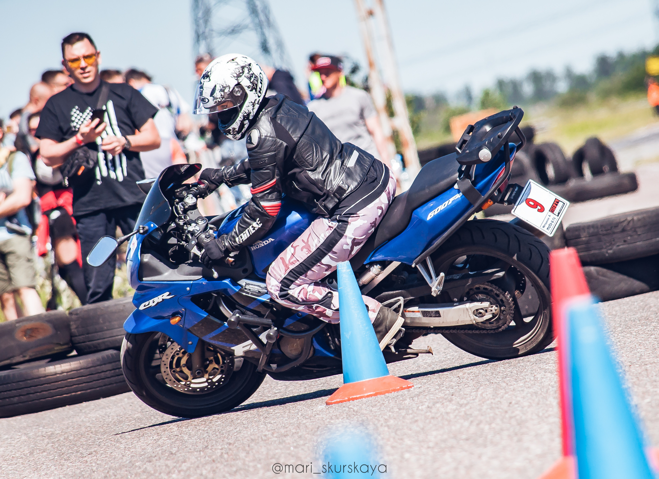 Соревнования по Мотоджимхане — 2019 Чемпионат СПб II этап. Мотофотограф в Санкт-Петербурге Мария Скурская